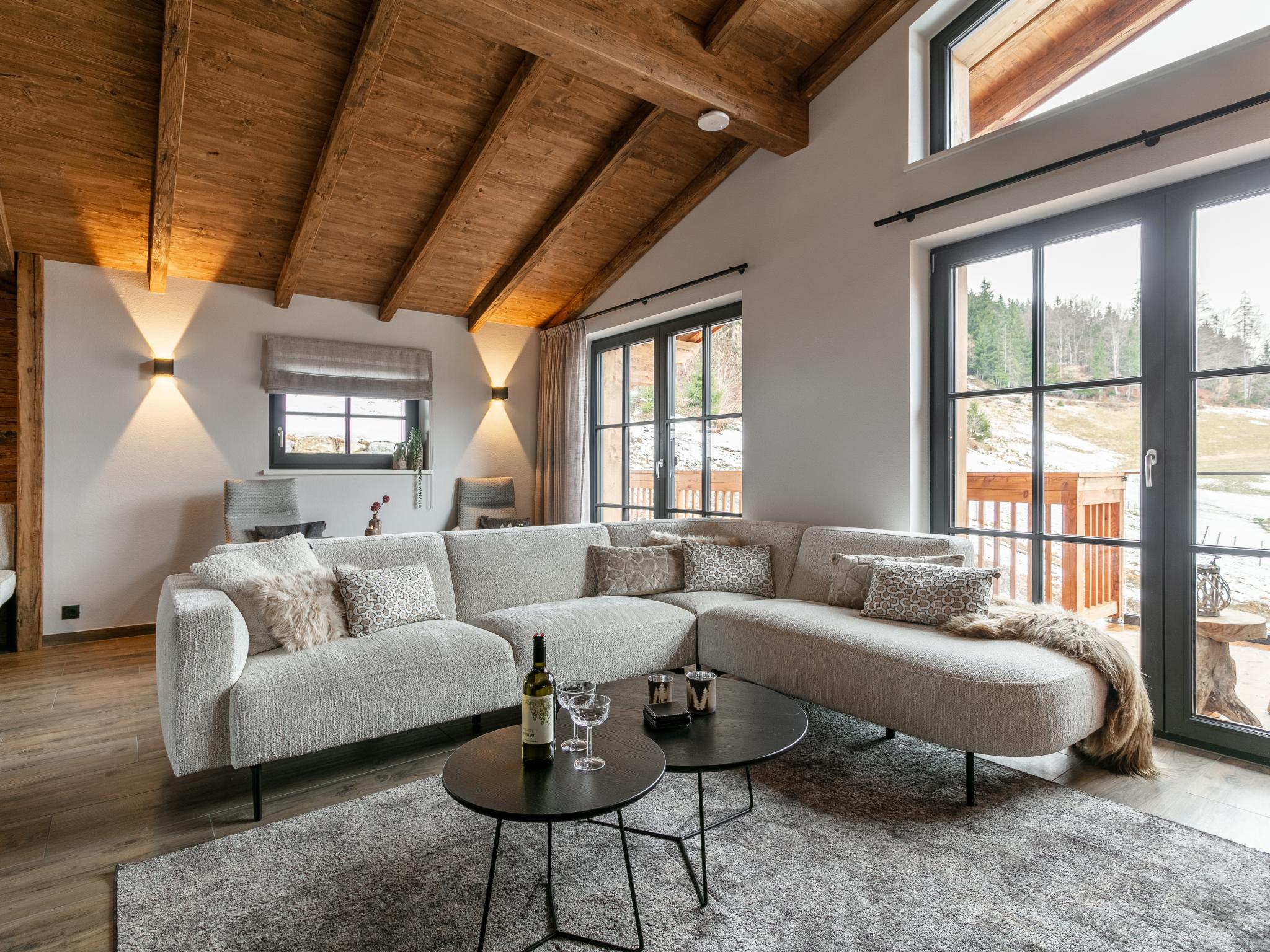 Swimming pool area at Chalet Gipfel Lodge Alpine Style in Eben im Pongau