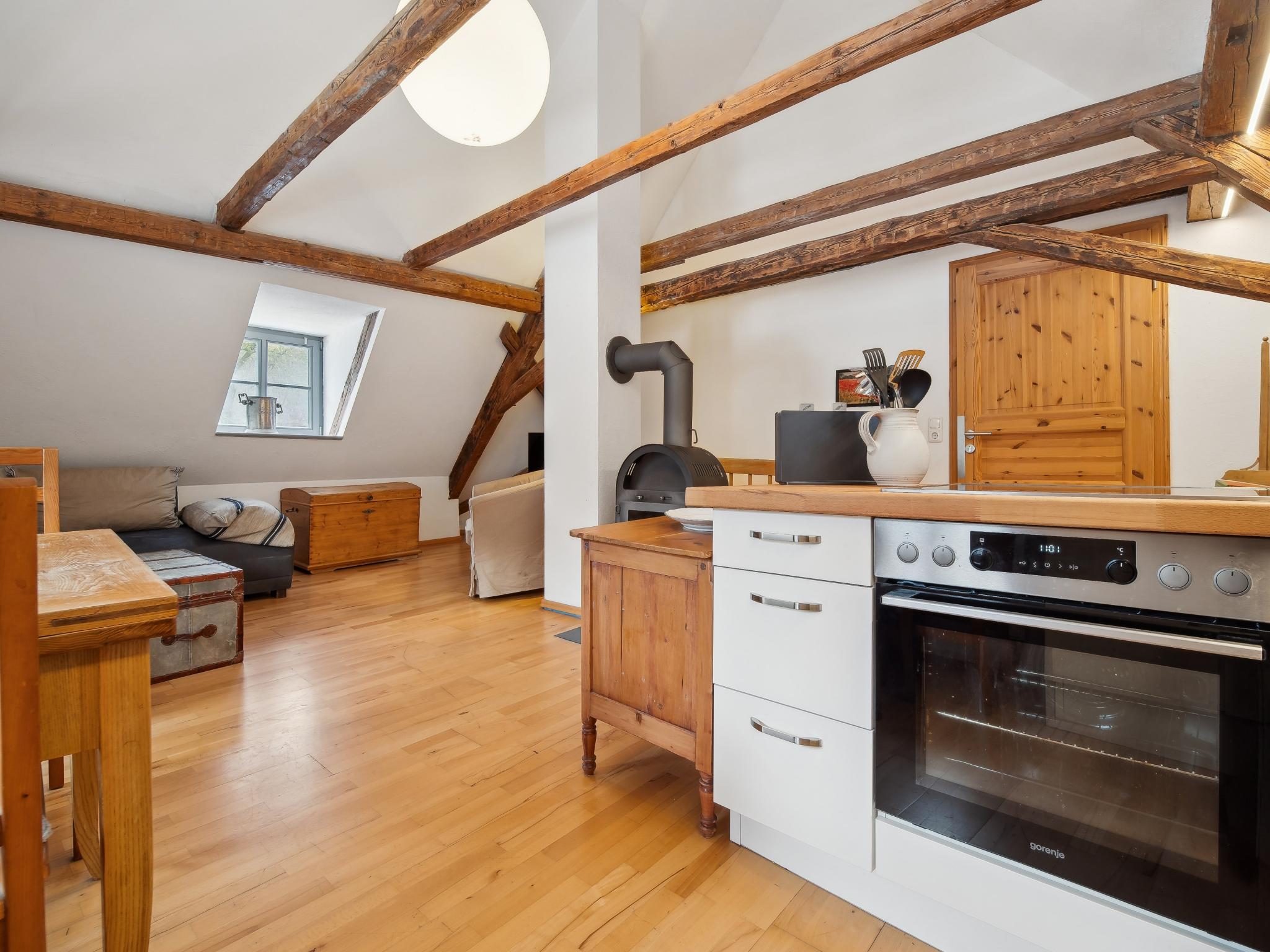 Modern kitchen at Kaffeemühle Hamma I in Heringen - Helme OT Hamma