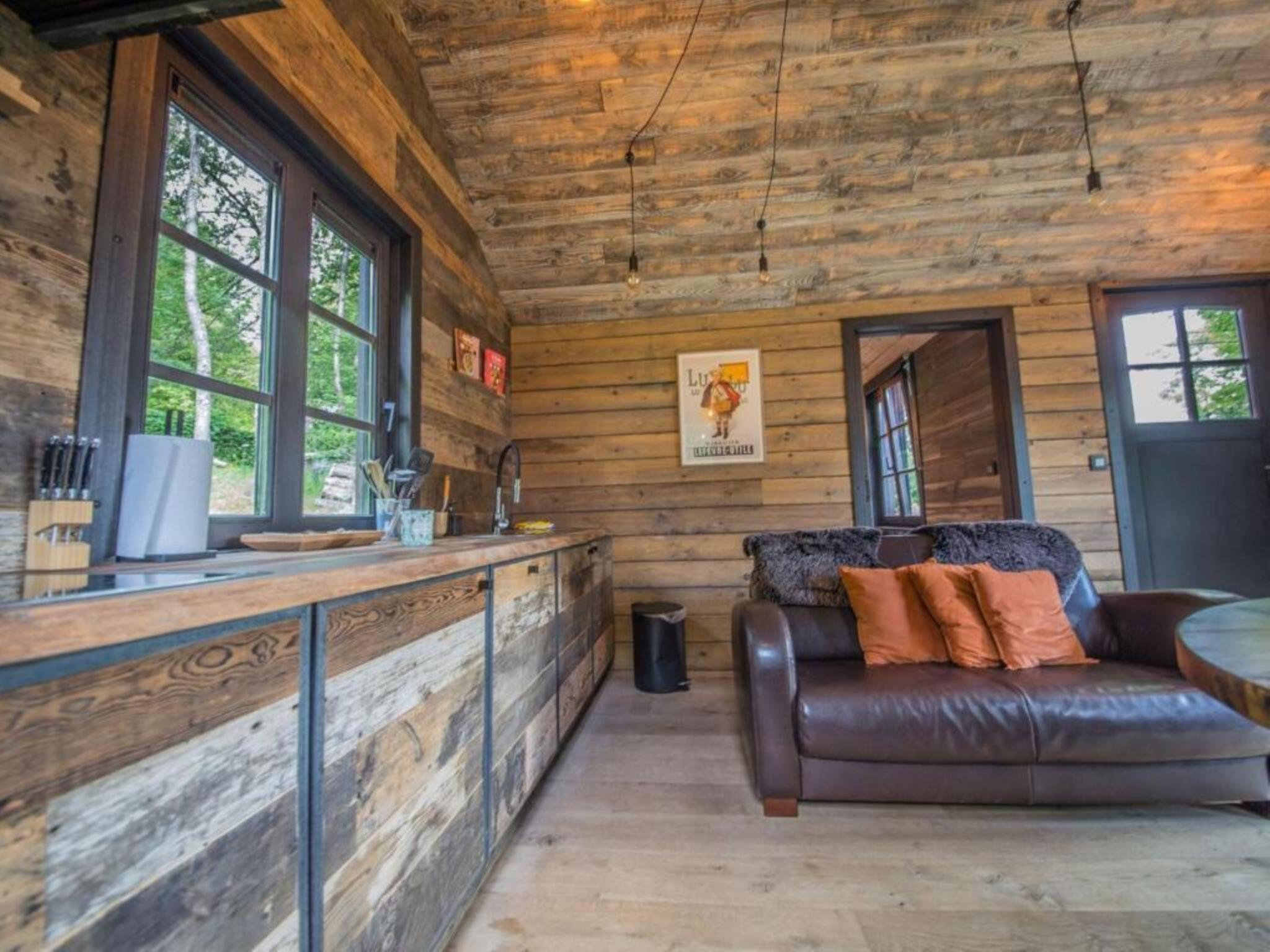 Modern kitchen at Be Chalet in Ferrières