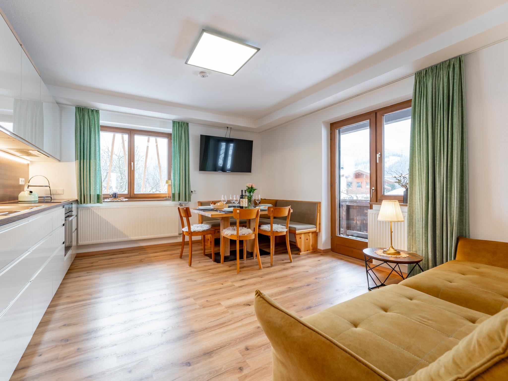 Bedroom with comfortable beds at Kaiser in Bramberg am Wildkogel