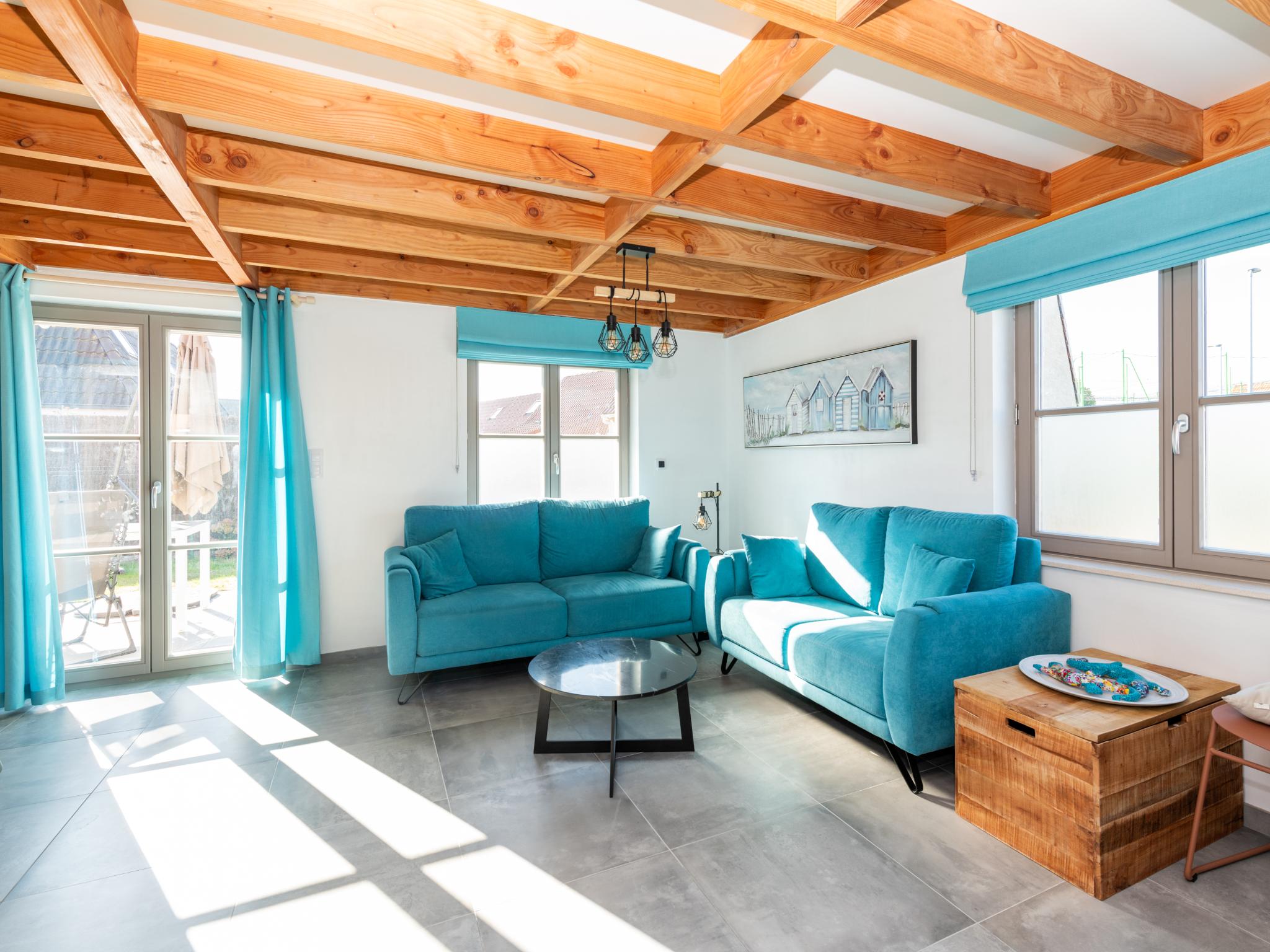 Modern kitchen at Westhinder I H12 in Koksijde