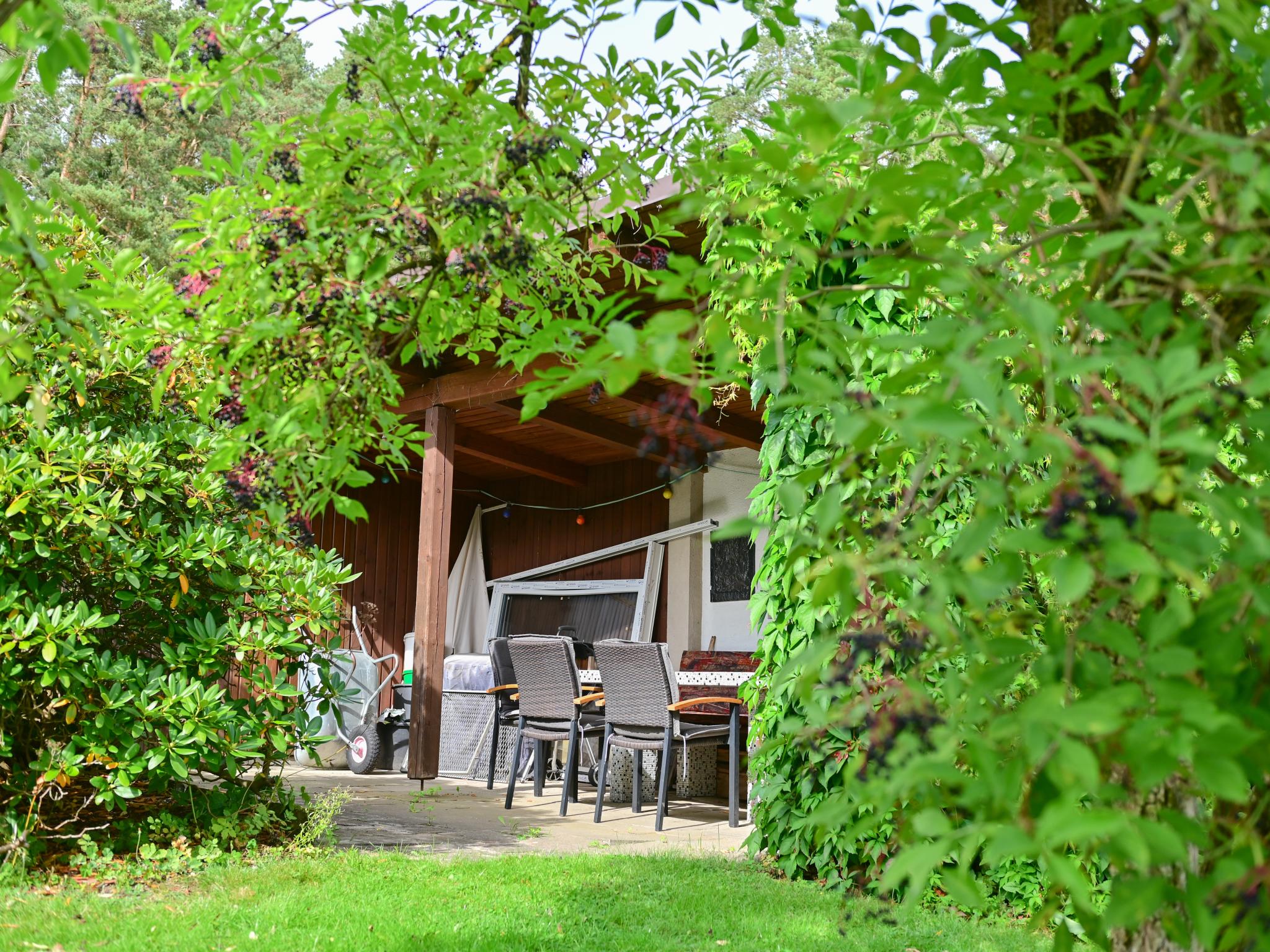 Bedroom with comfortable beds at Bärenhöhle in Marktleuthen