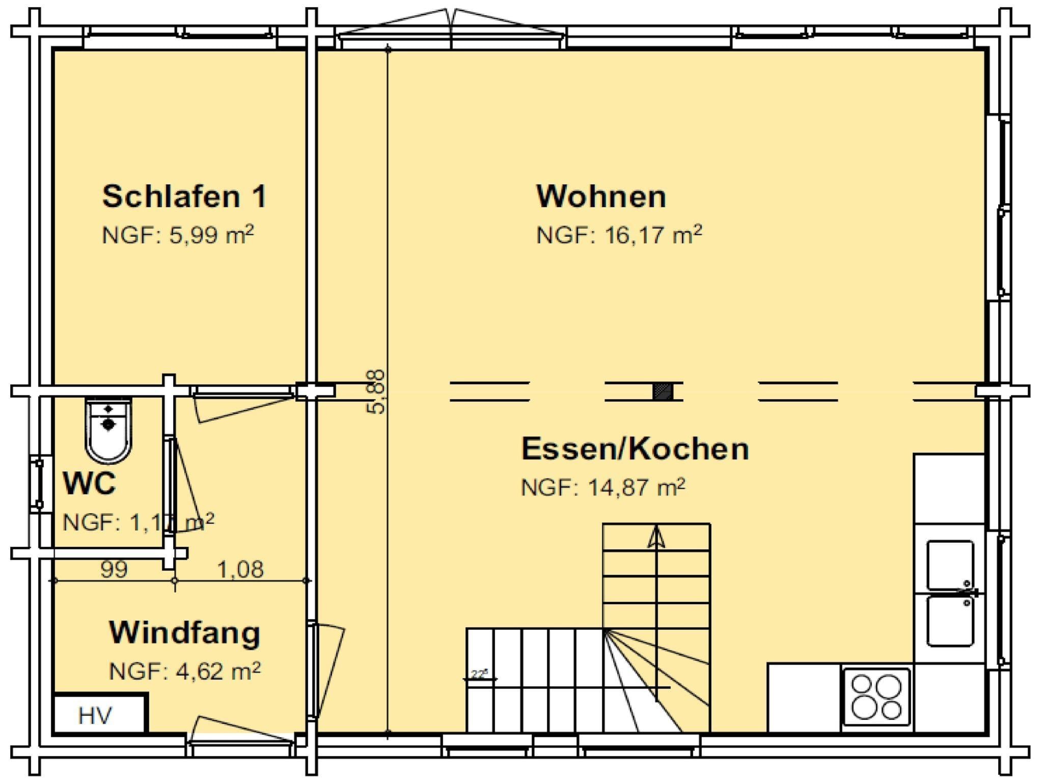 Bedroom with comfortable beds at Küstelberg in Medebach