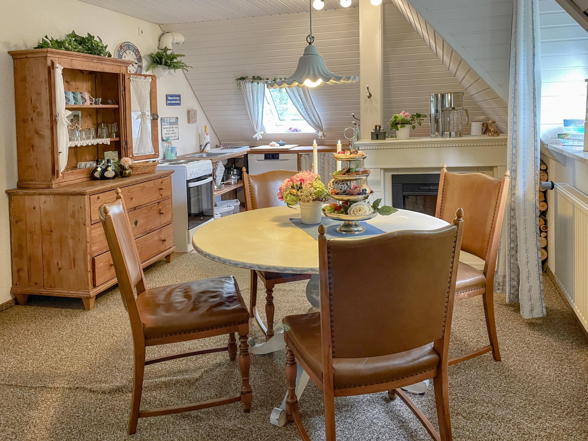 Living area at Landhaus Bez I in Weißenbrunn