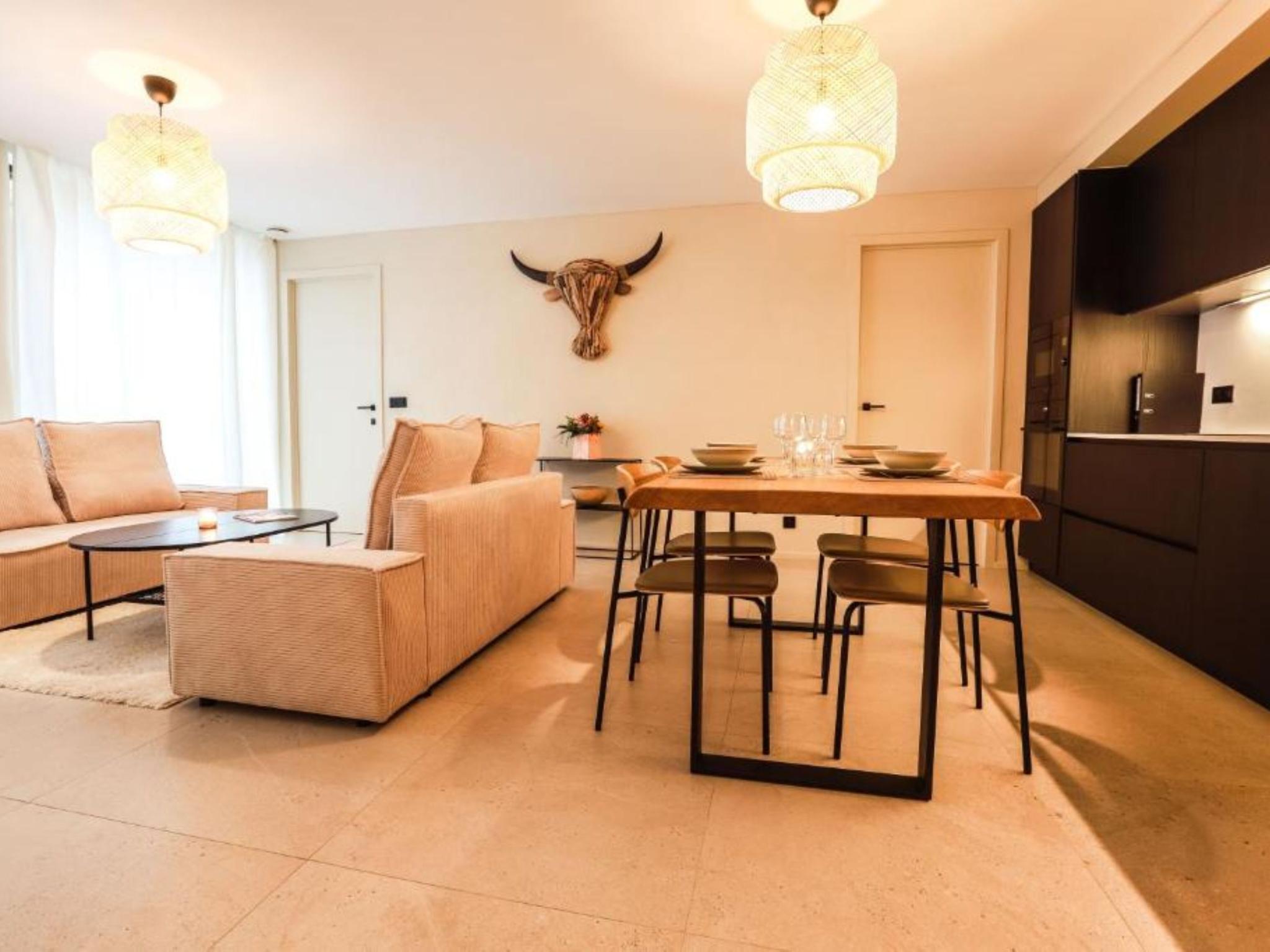 Modern kitchen at Be Durbuy in Durbuy