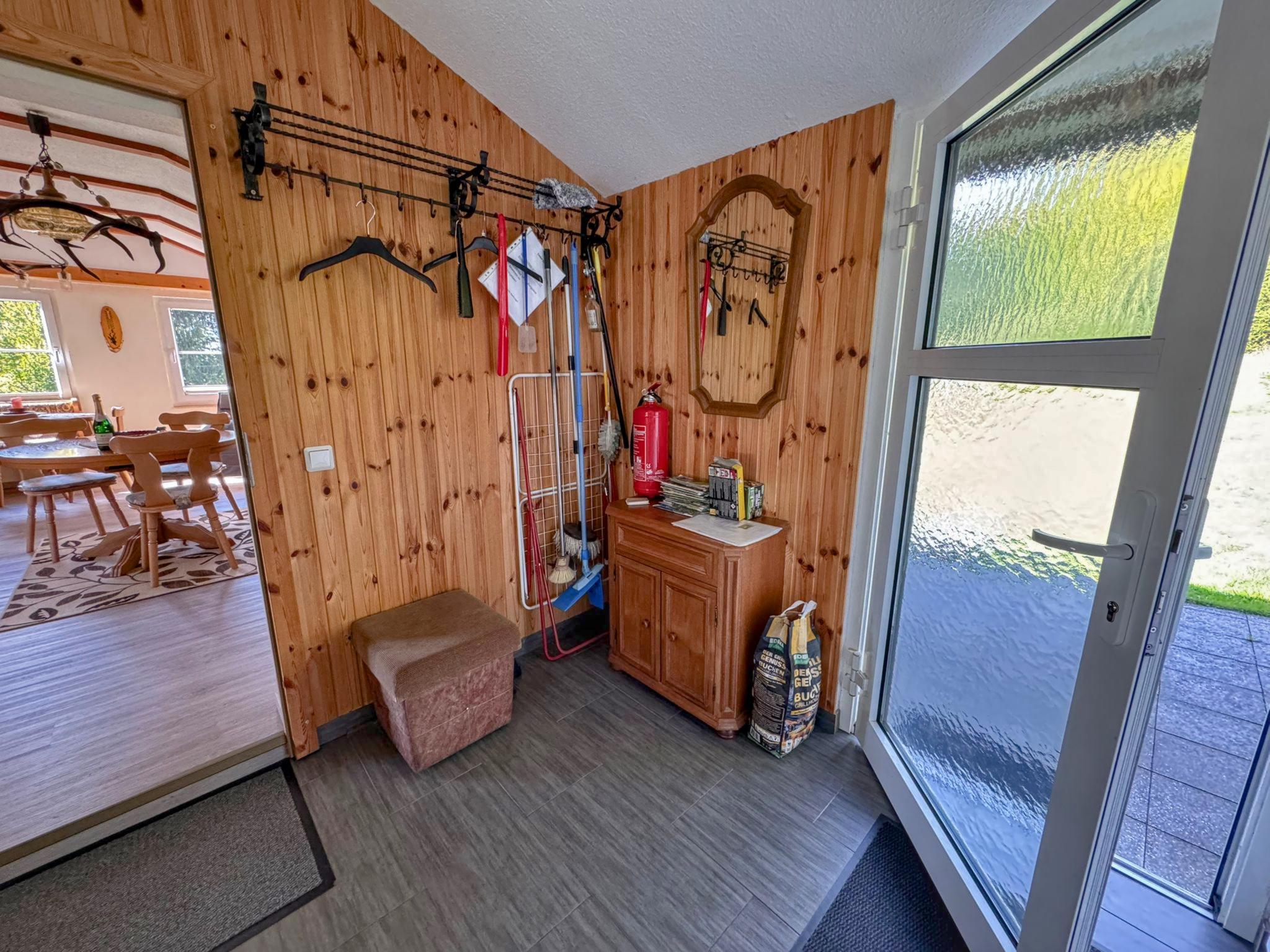 Outdoor terrace and views at Am Arnsberg in Steinbach Hallenberg