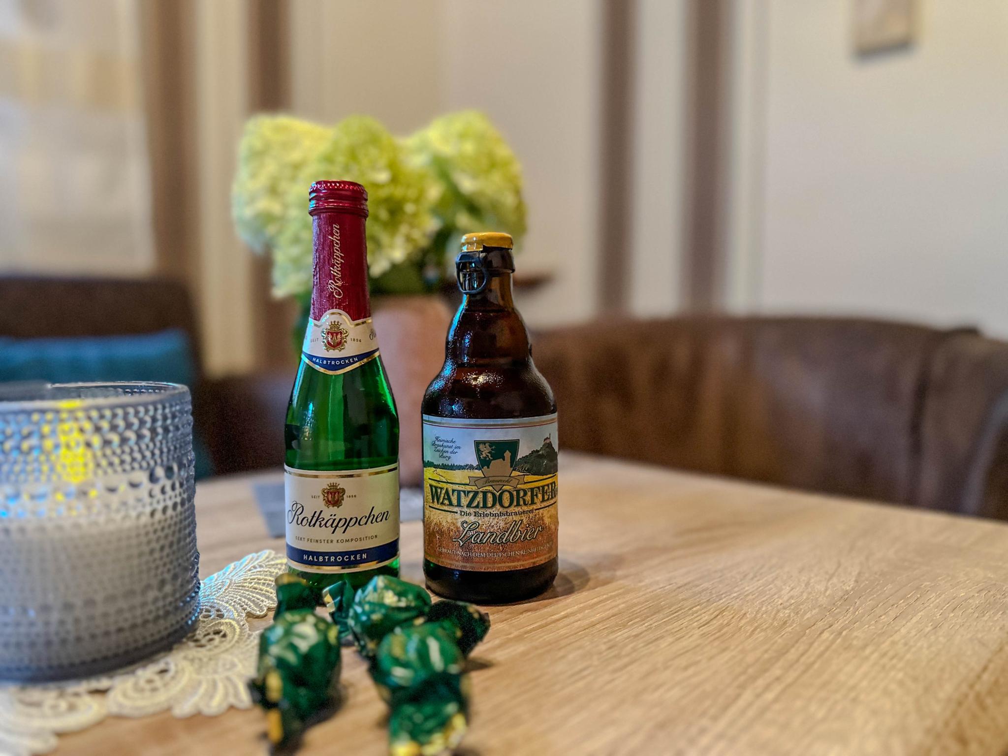 Swimming pool area at Knusperhäuschen in Engenstein