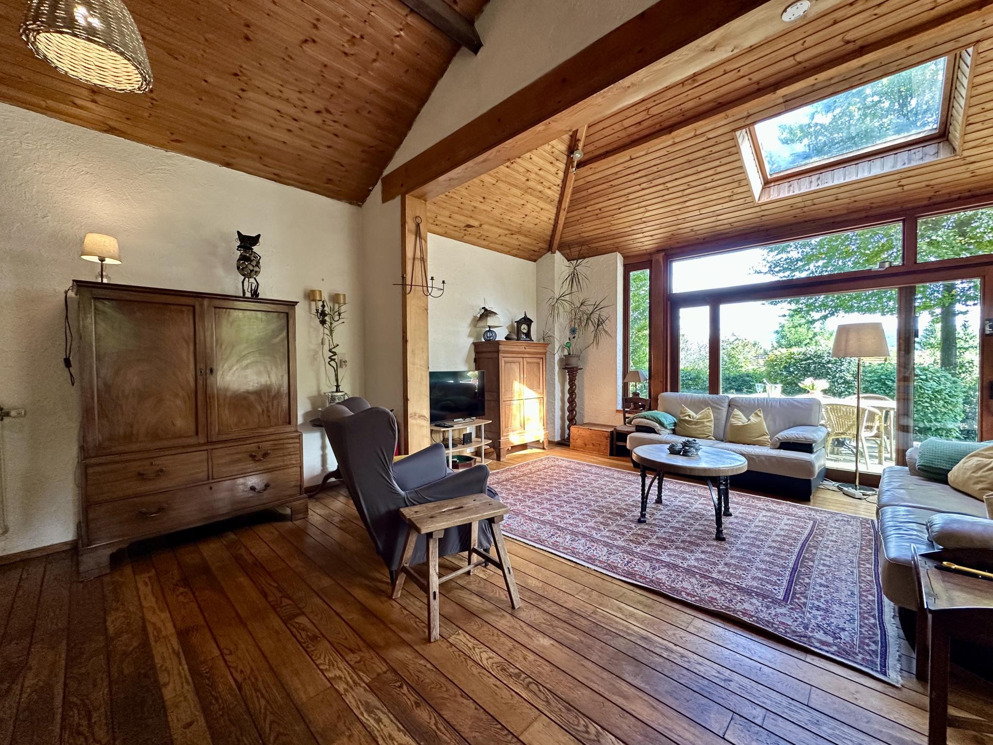 Swimming pool area at Boogie House in Rendeux