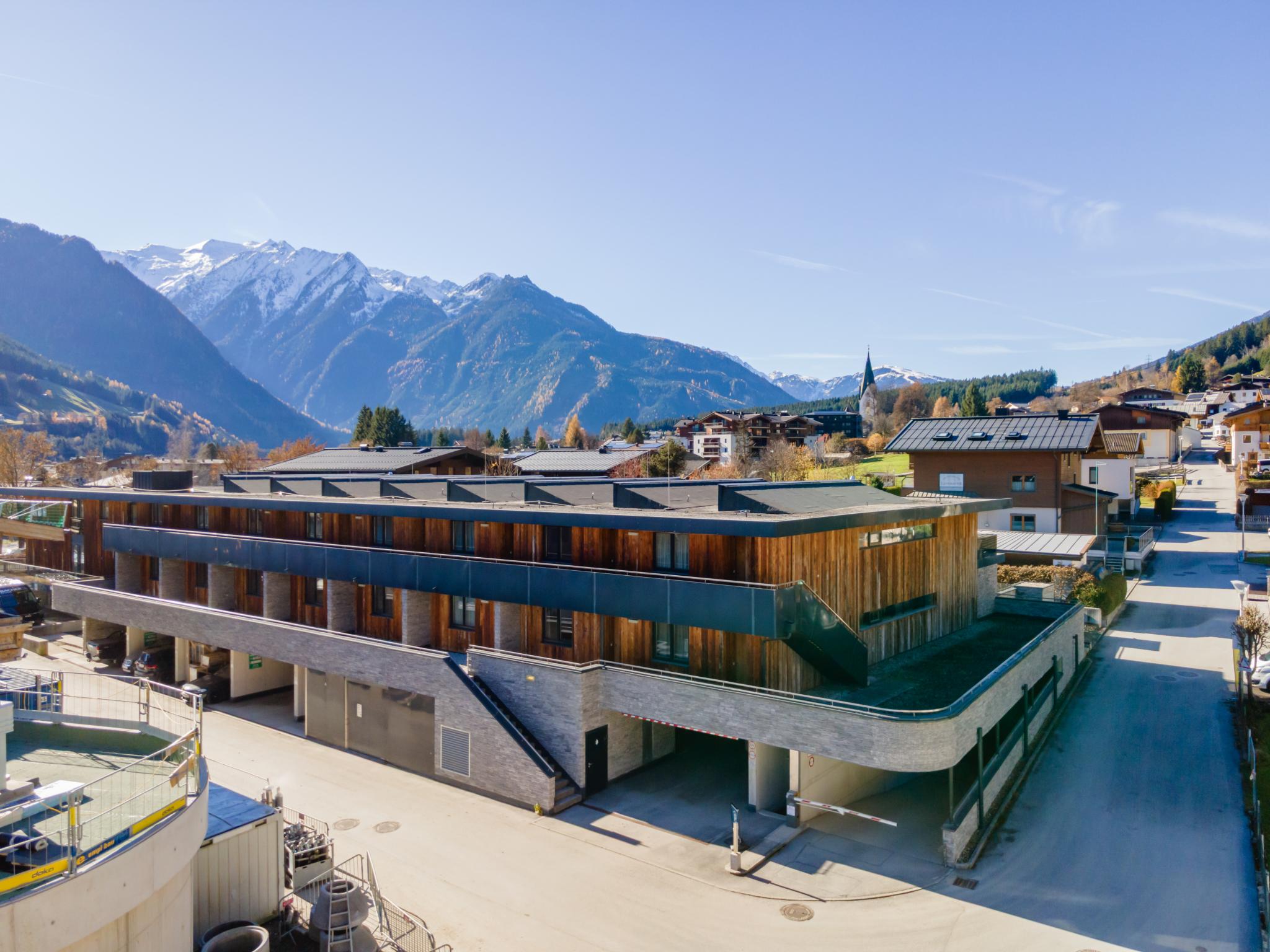 Outdoor terrace and views at Residenz Wildkogelbahn Top 4 in Neukirchen am Großvenediger