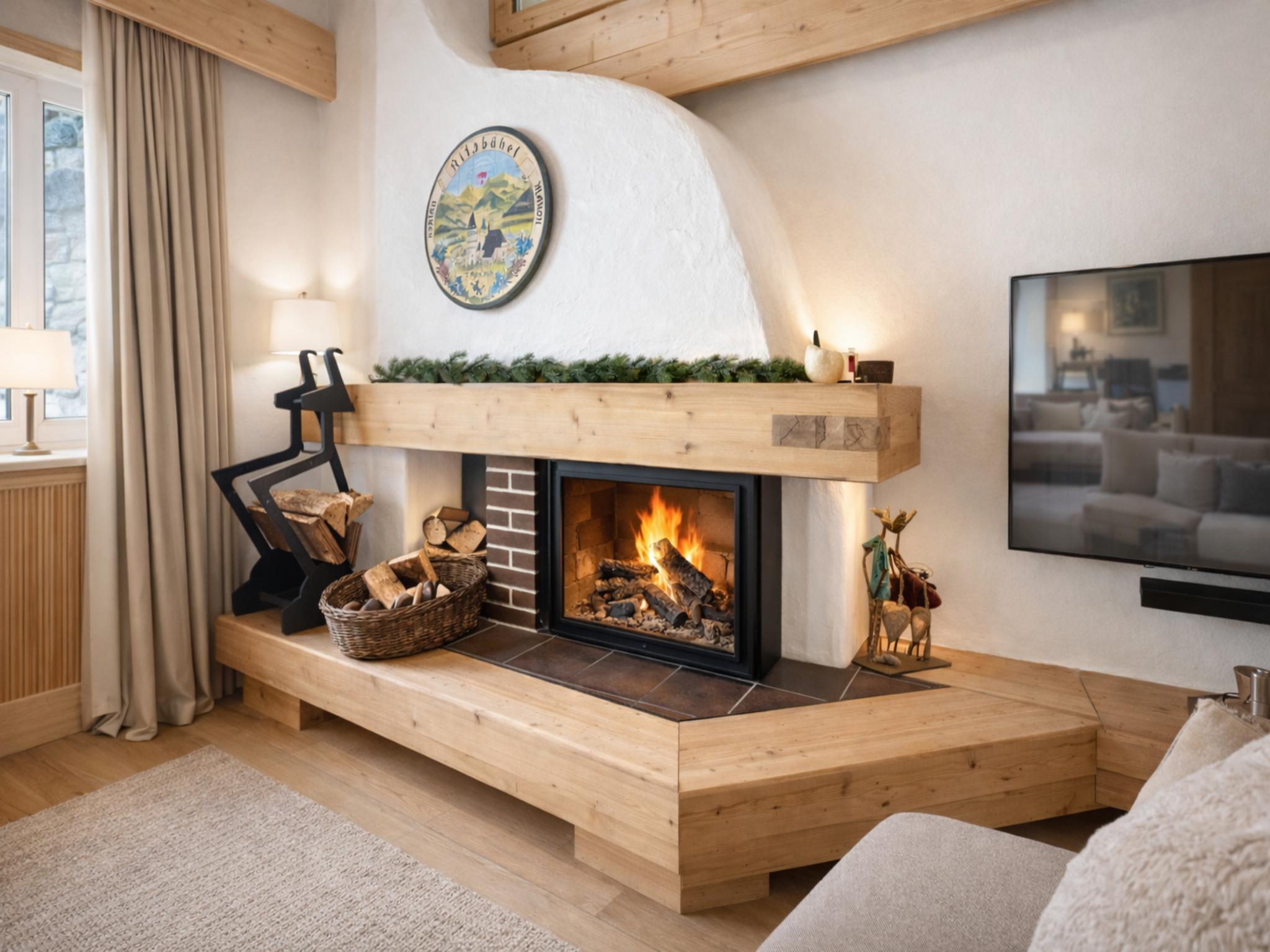 Outdoor terrace and views at Luxury Central Kirchberg in Kirchberg in Tirol