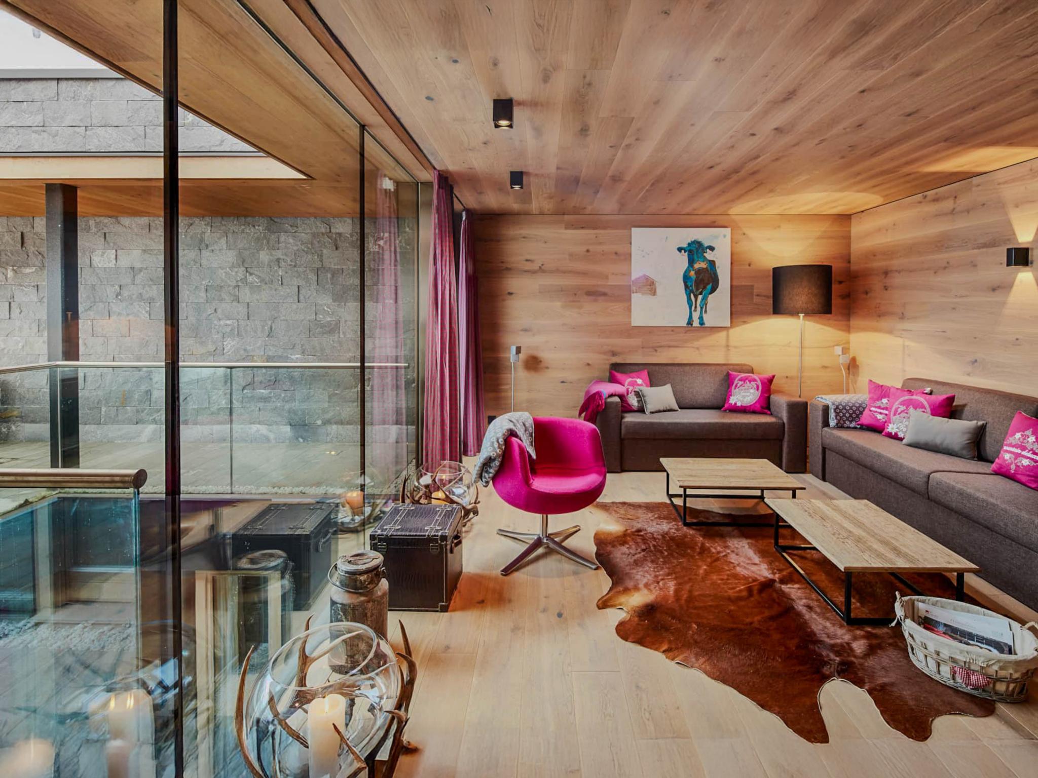 Living area at Smaragdresort Gipfelstürmer in Bramberg