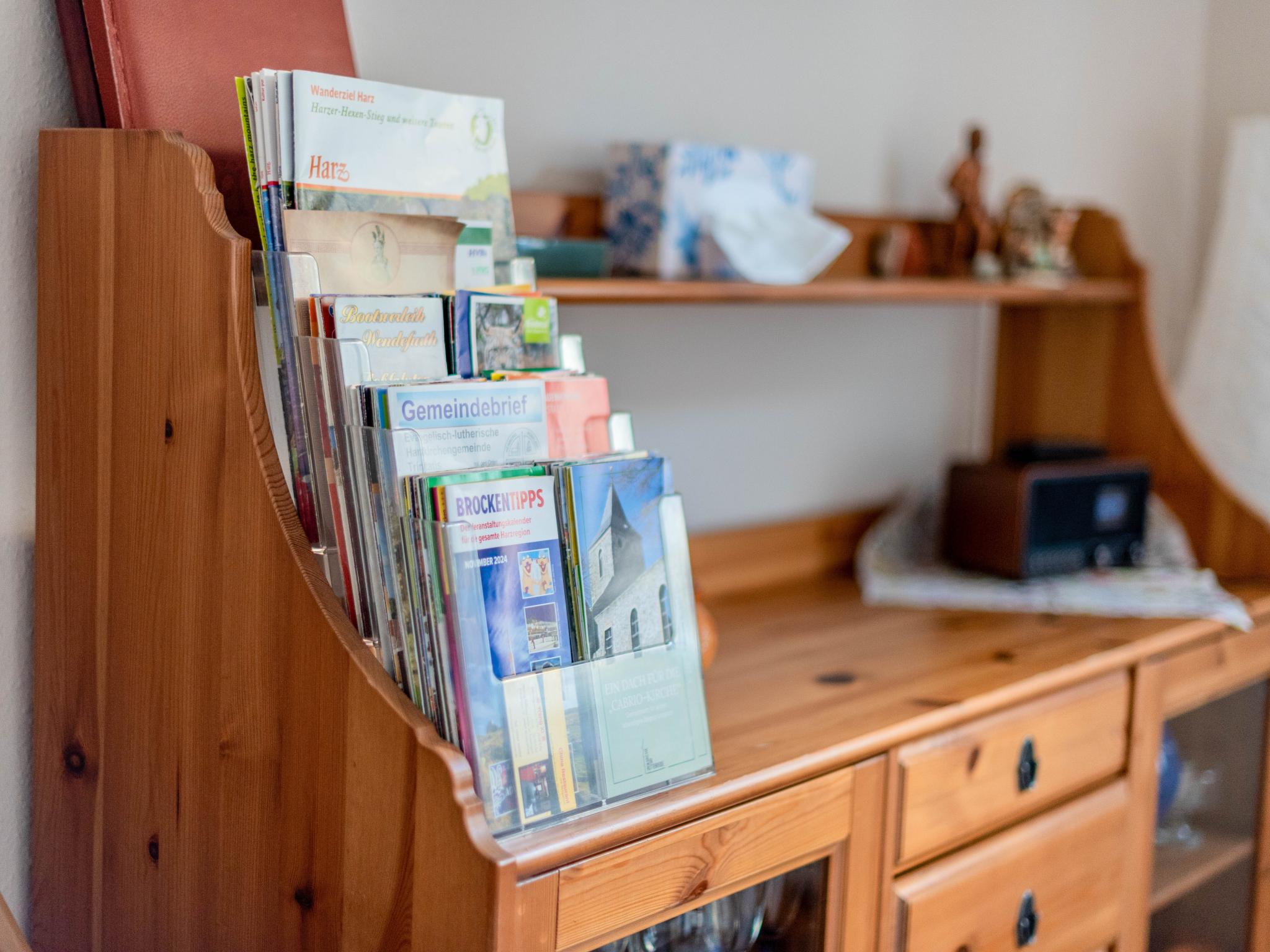 Outdoor terrace and views at Brocken-Blick in Hüttenrode