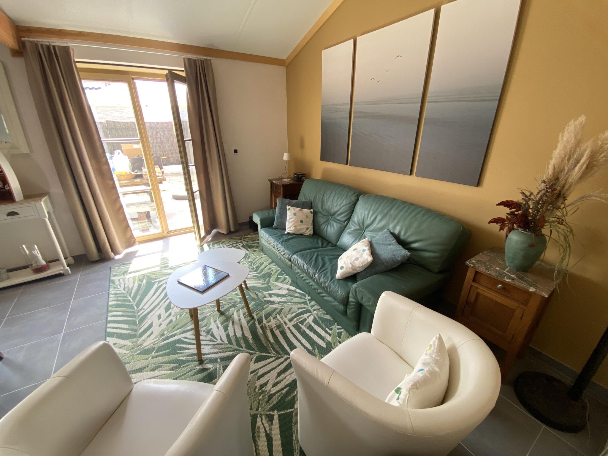 Outdoor terrace and views at Westhinder II H8 in Koksijde