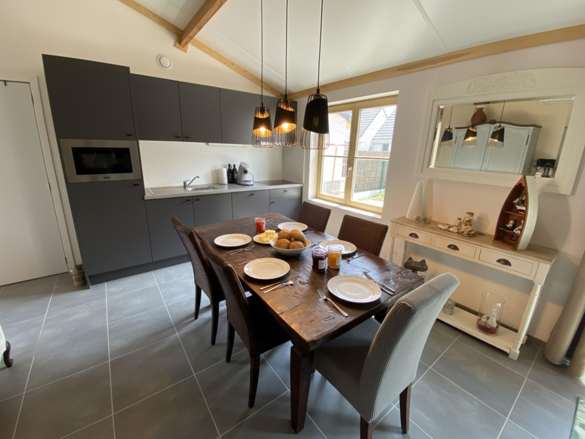 Modern kitchen at Westhinder II H8 in Koksijde