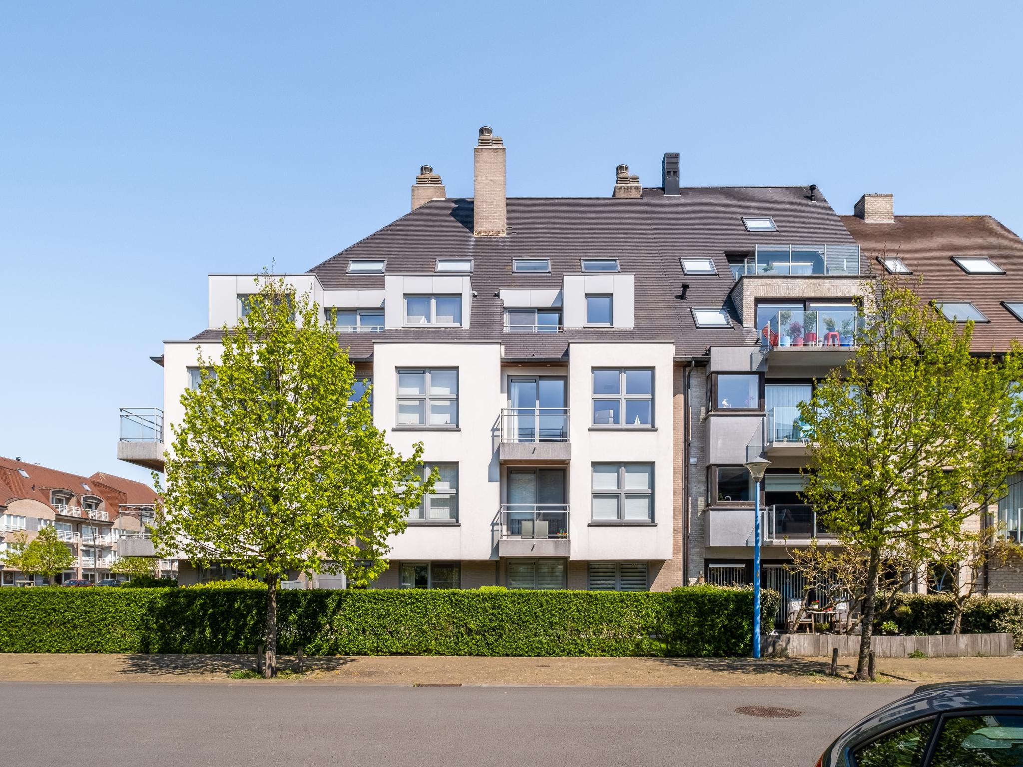 Outdoor terrace and views at Aan Zee in Koksijde