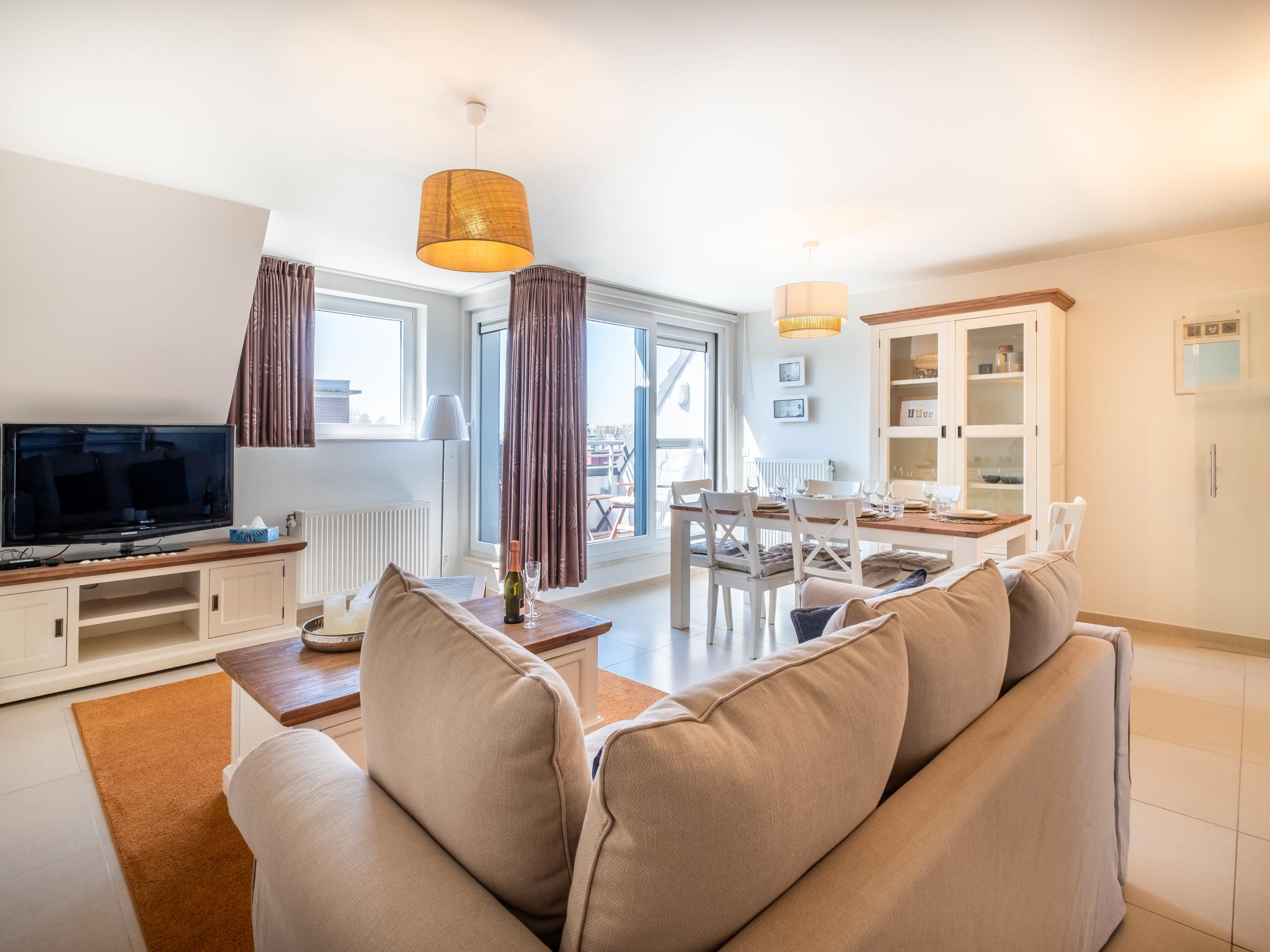 Living area at Aan Zee in Koksijde