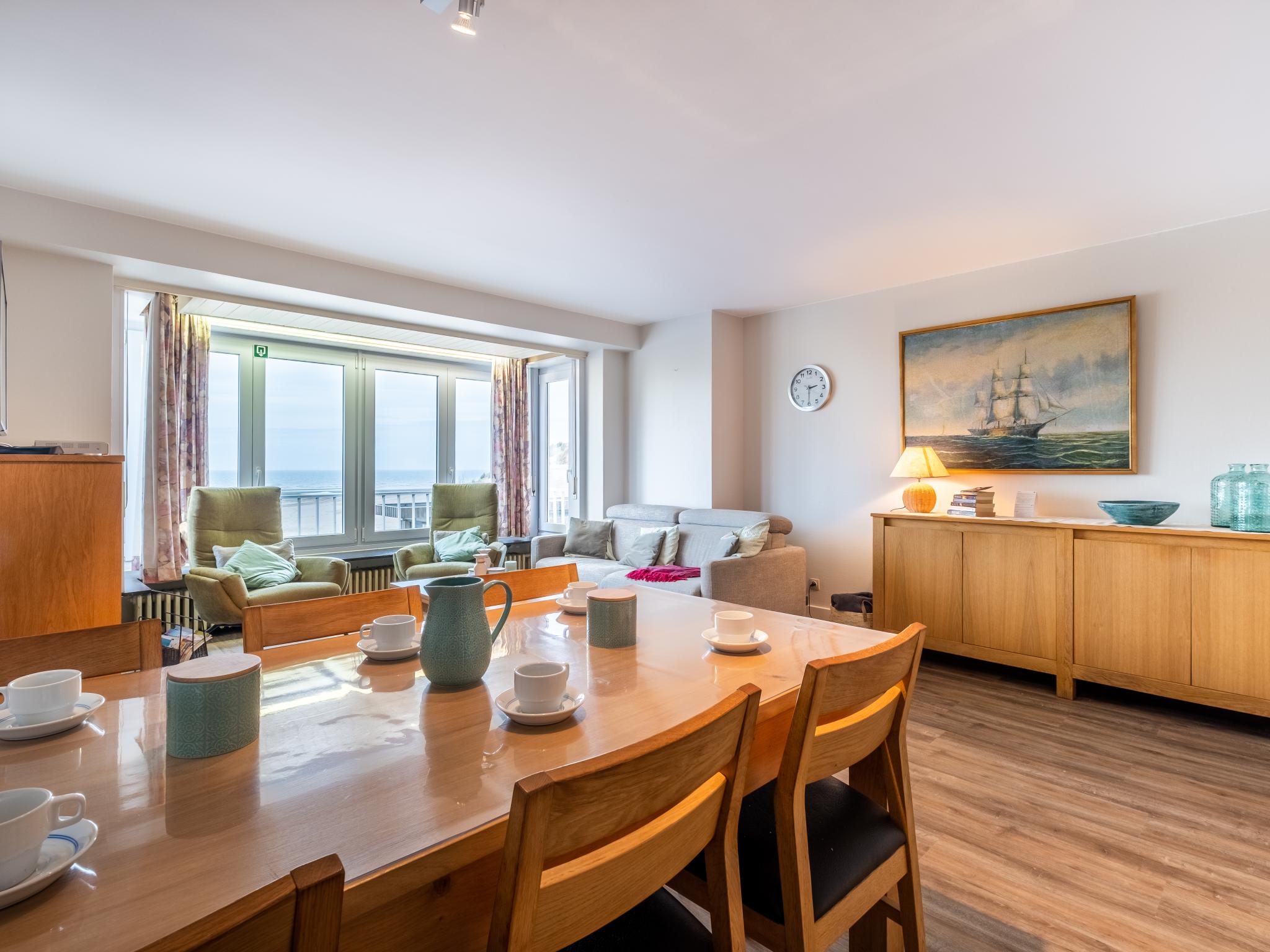 Living area at Courant du Golfe eerste in Koksijde