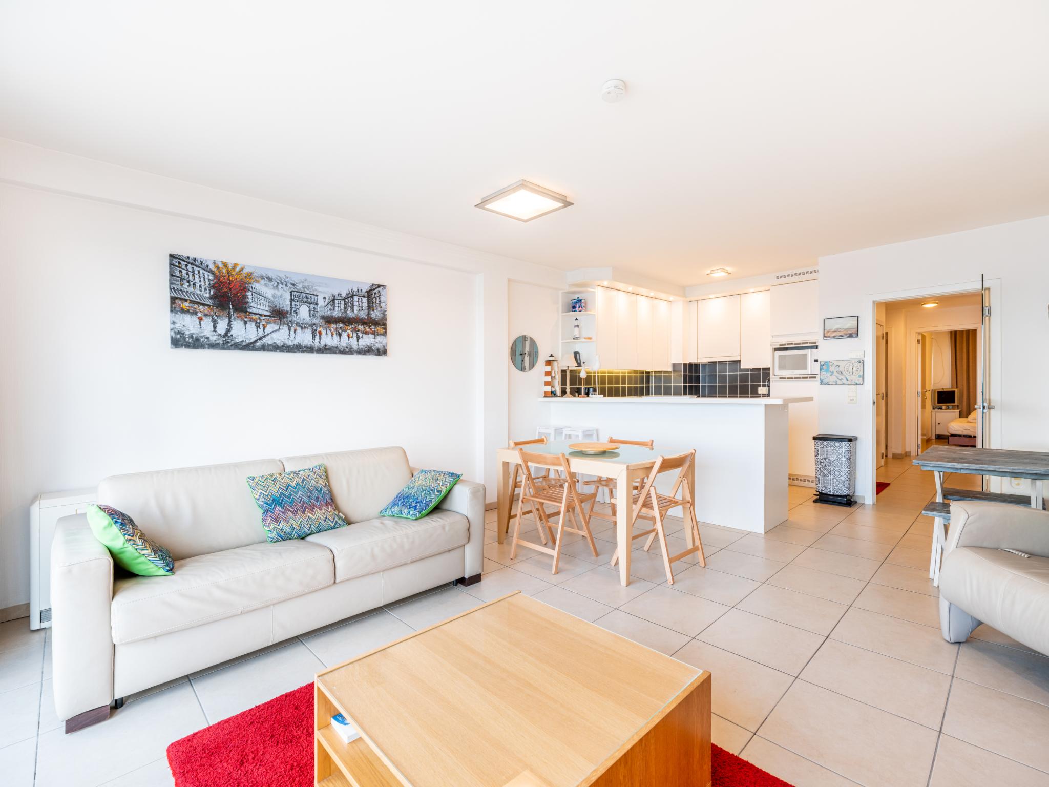 Modern kitchen at Les Petrels zesde in Koksijde