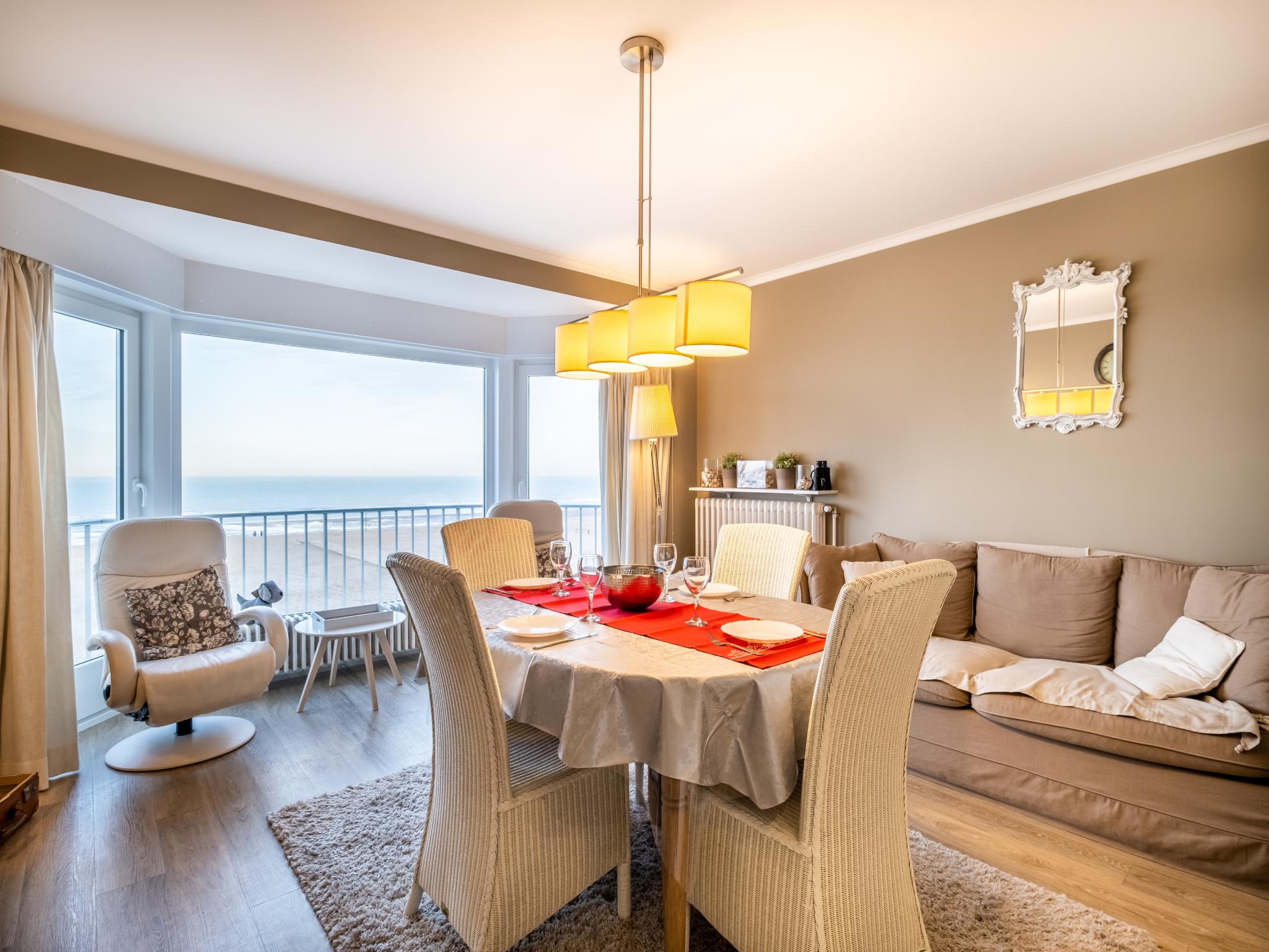 Living area at De Golven tweede in Koksijde