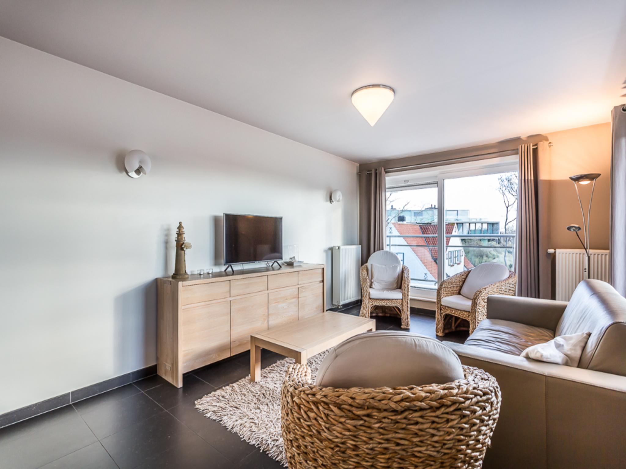 Living area at Le Penthouse in Koksijde
