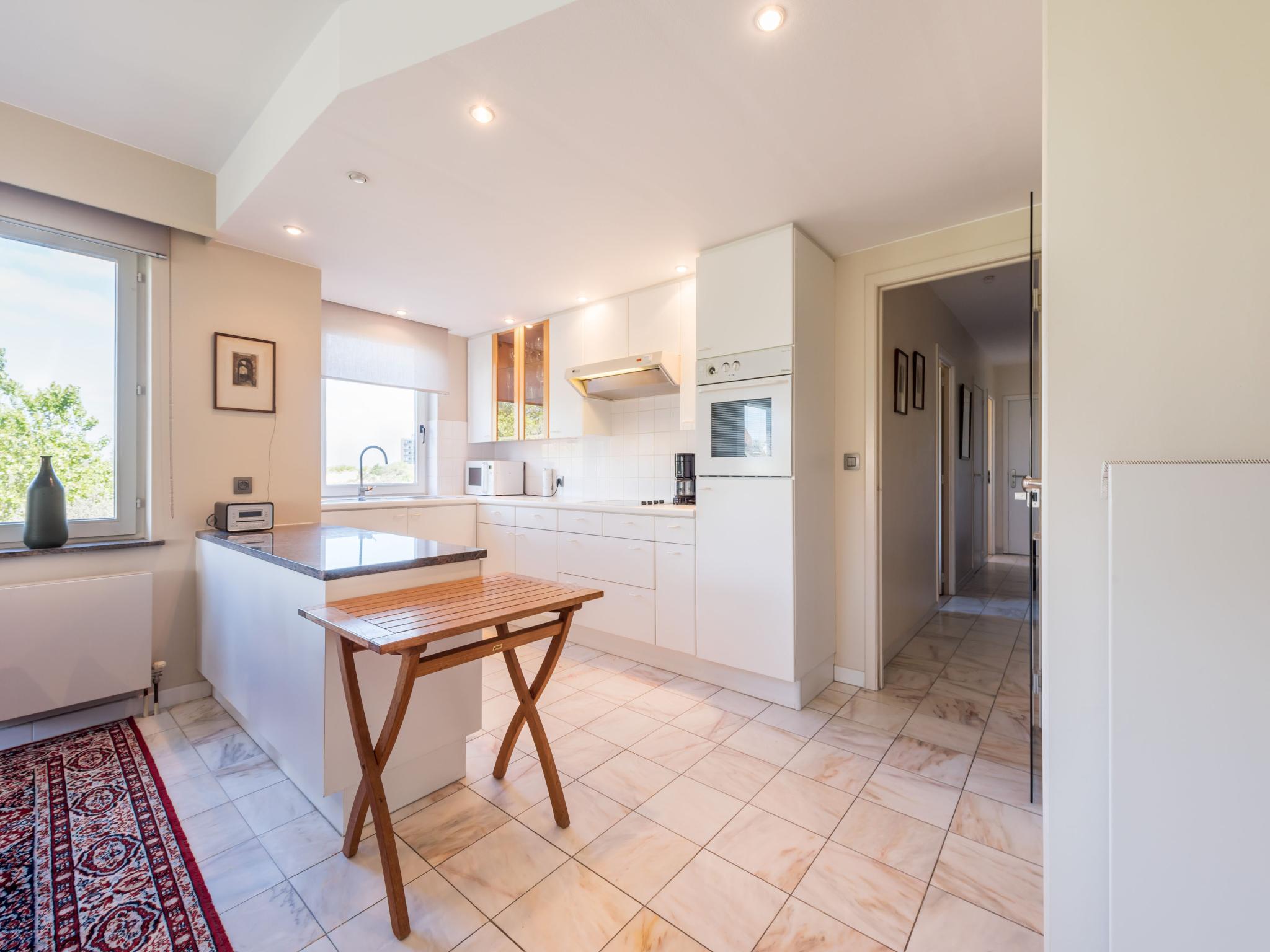 Modern kitchen at Aubépine premier in Sint-Idesbald