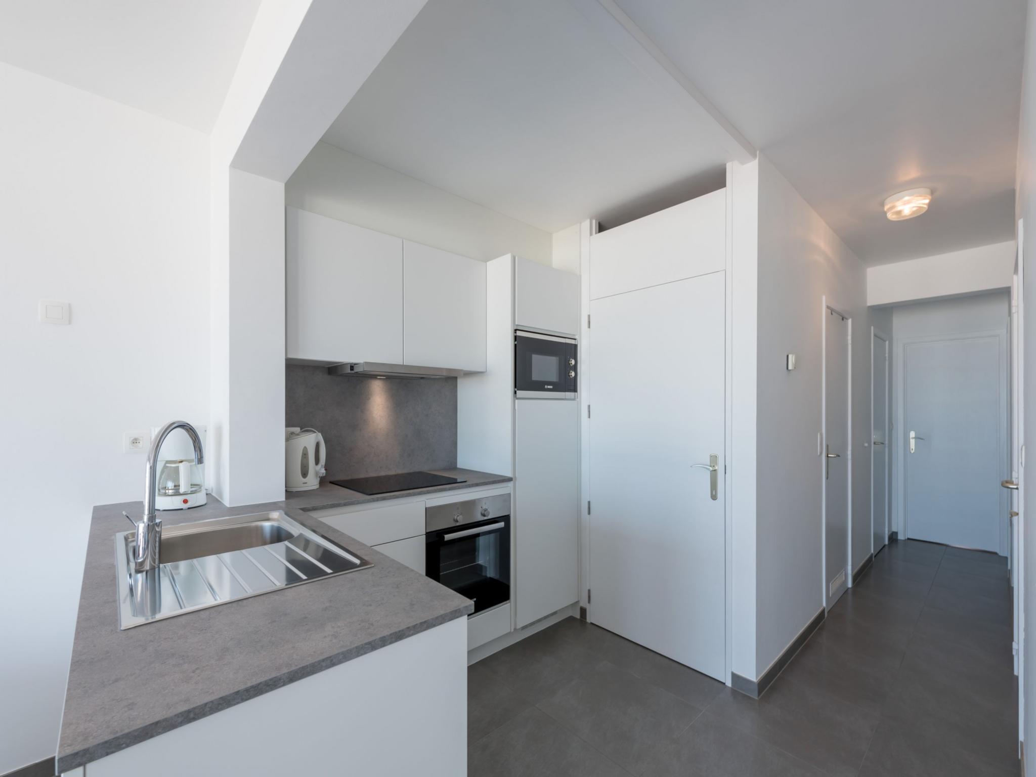 Modern kitchen at Olbi premier in Koksijde