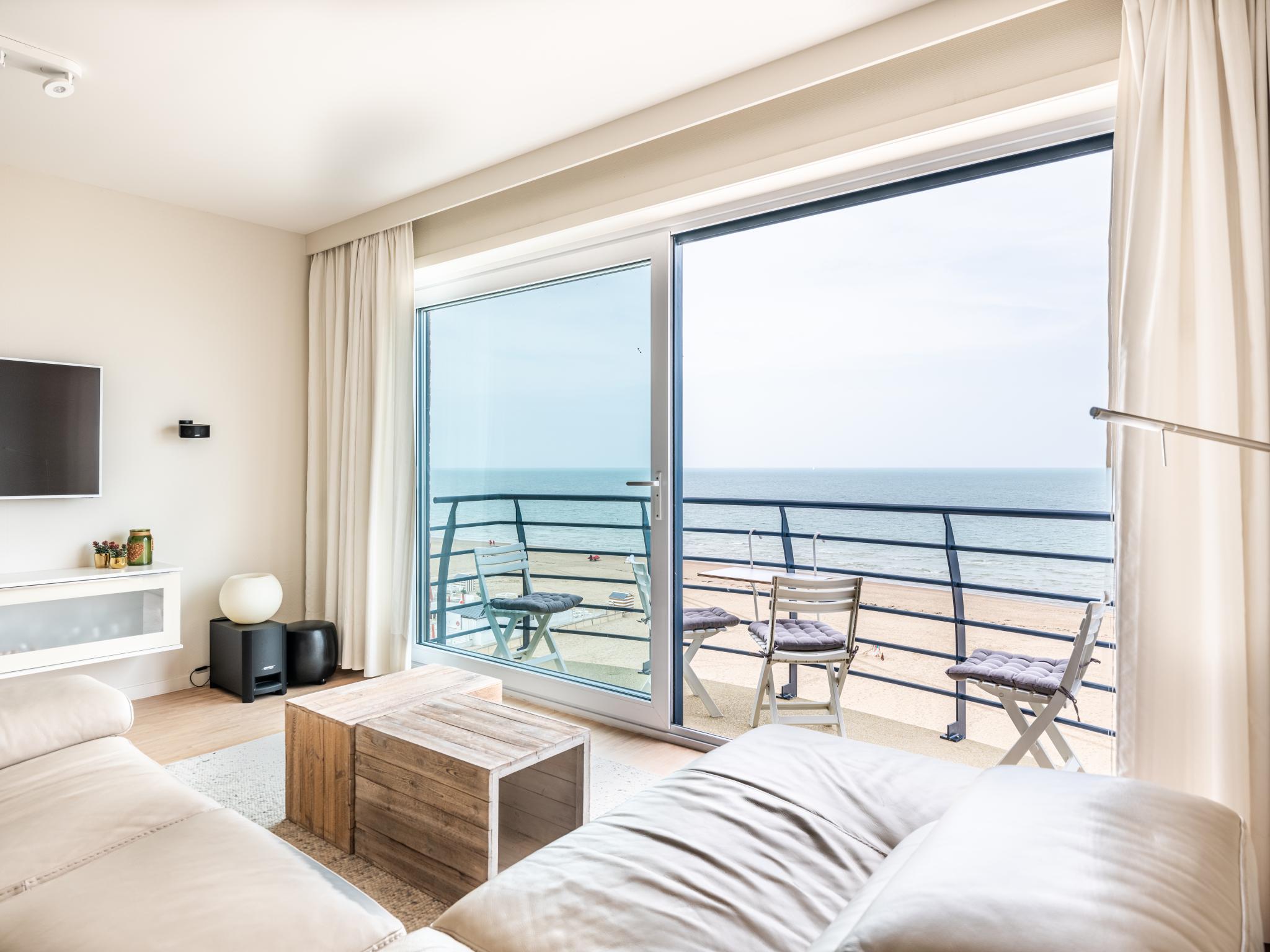 Living area at Golden Hour in Koksijde