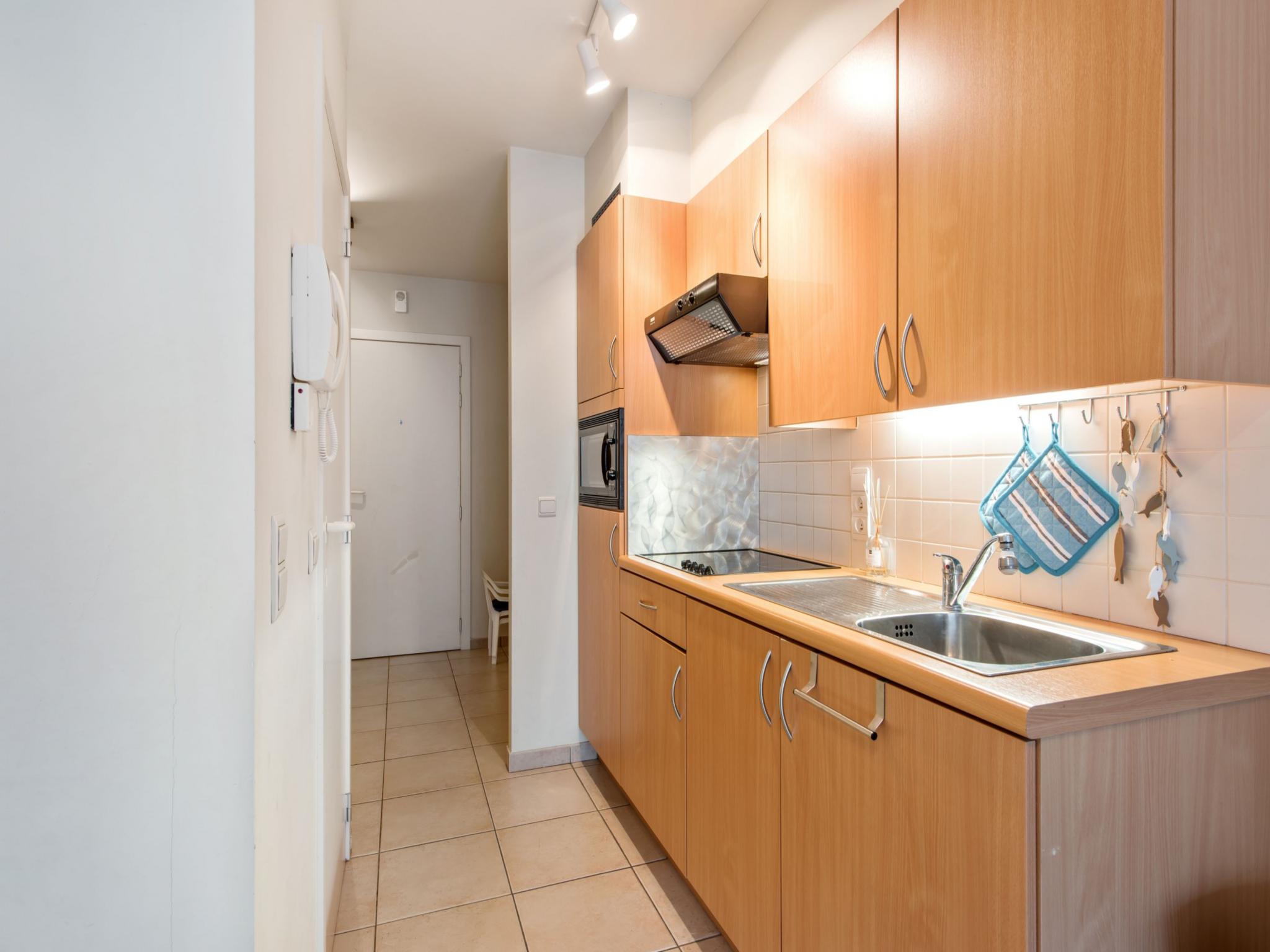 Modern kitchen at Elisabeth in Sint-Idesbald