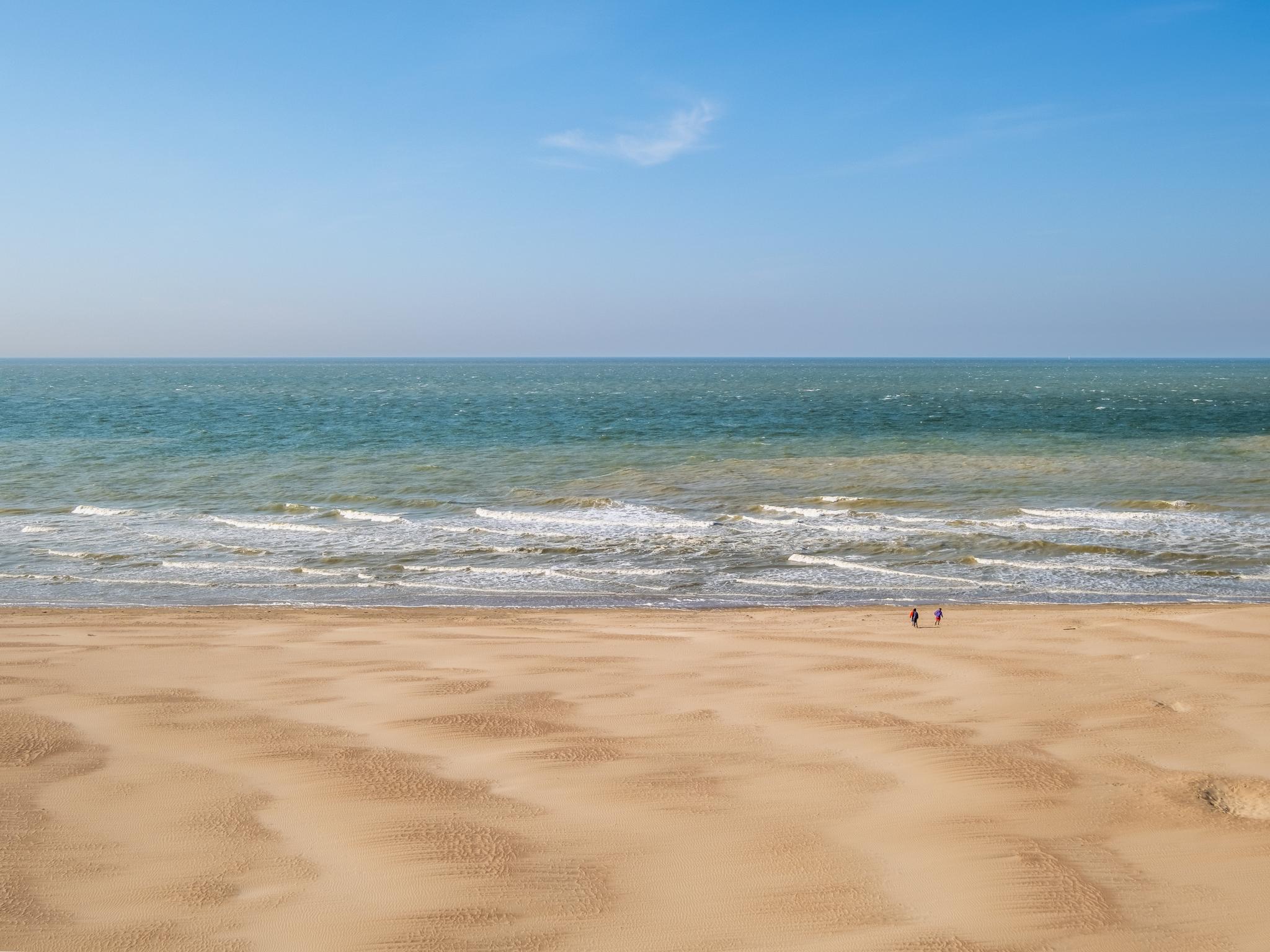 Living area at La Plage cinq in Koksijde