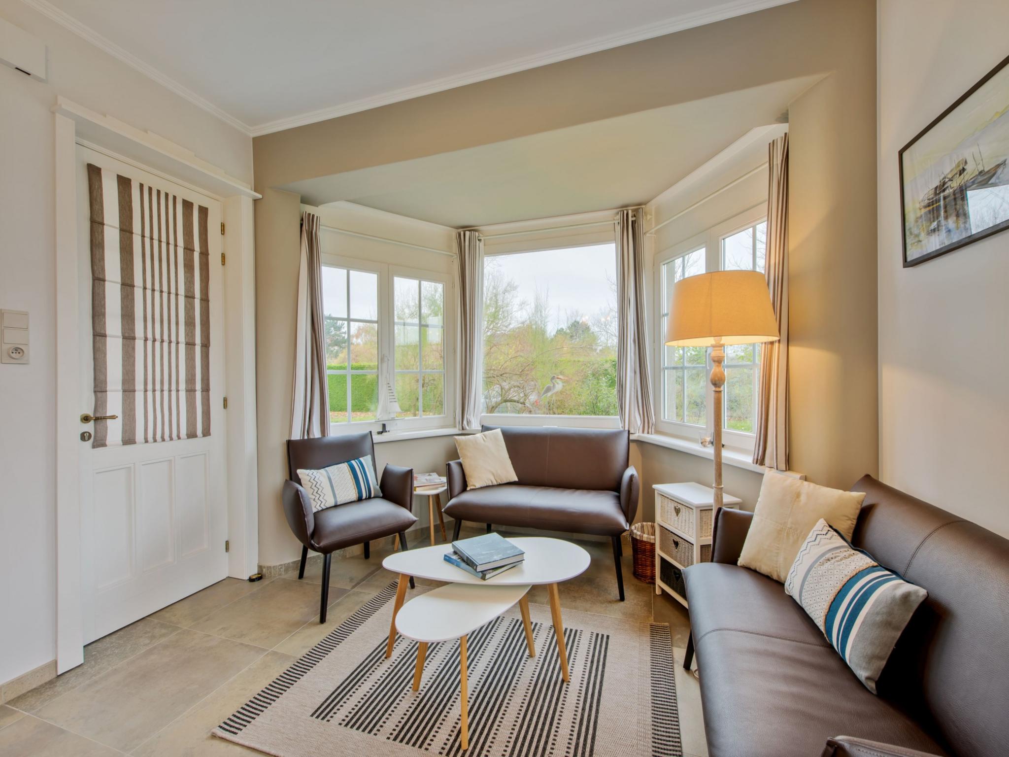 Living area at Le Cozy in Koksijde