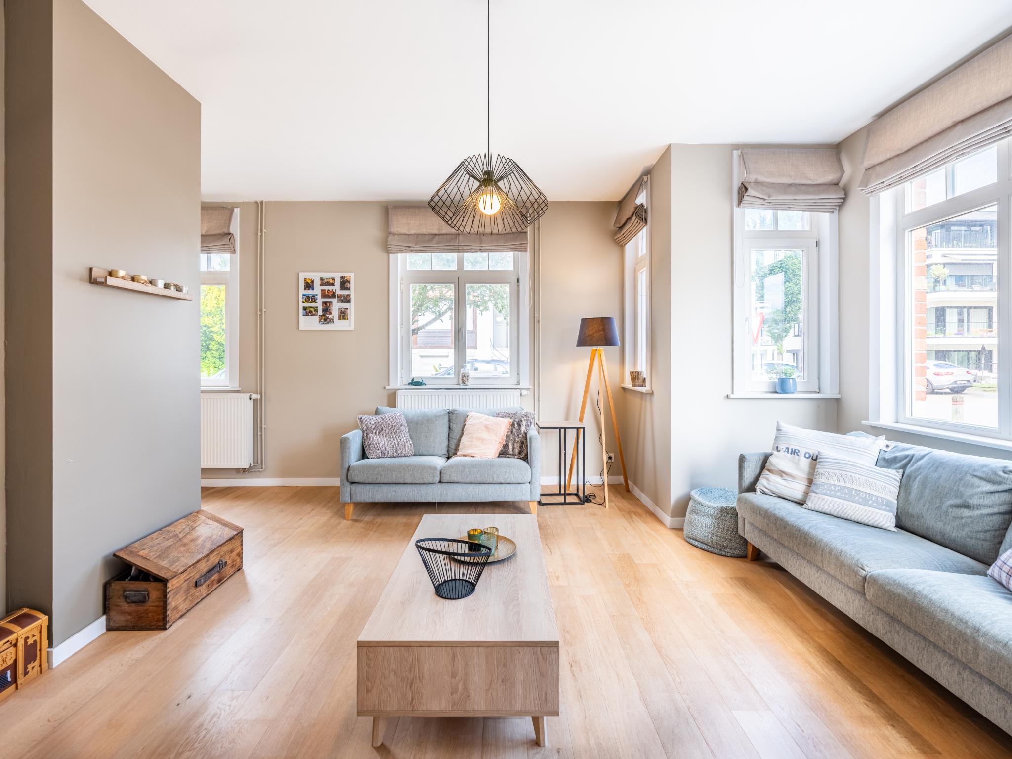 Living area at Au Coin in Koksijde