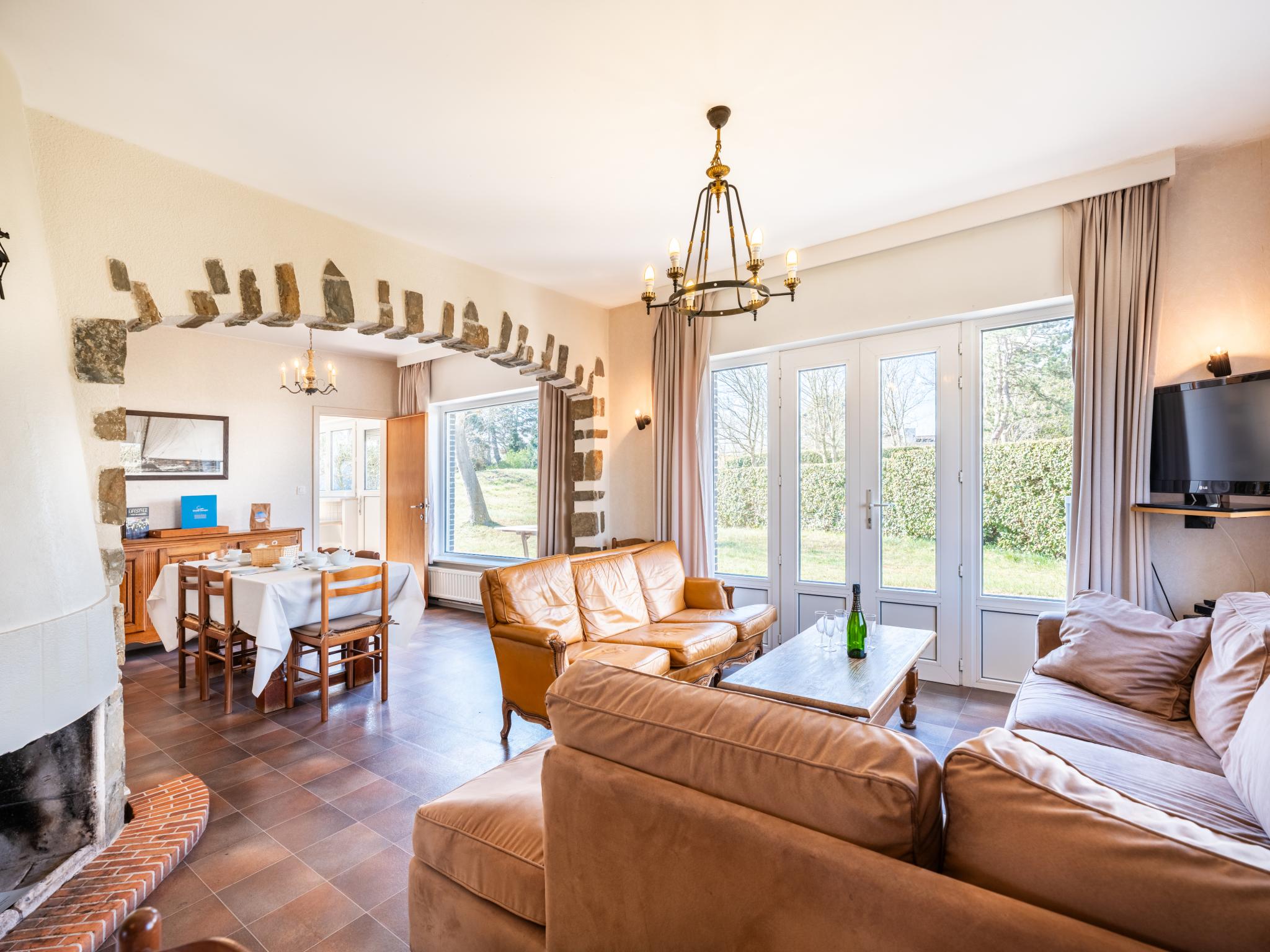 Living area at Aux Dunes in Koksijde