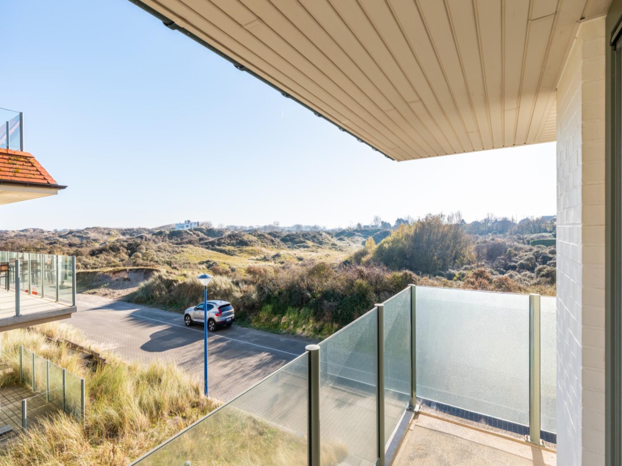 Outdoor terrace and views at Vue Dunes in Koksijde