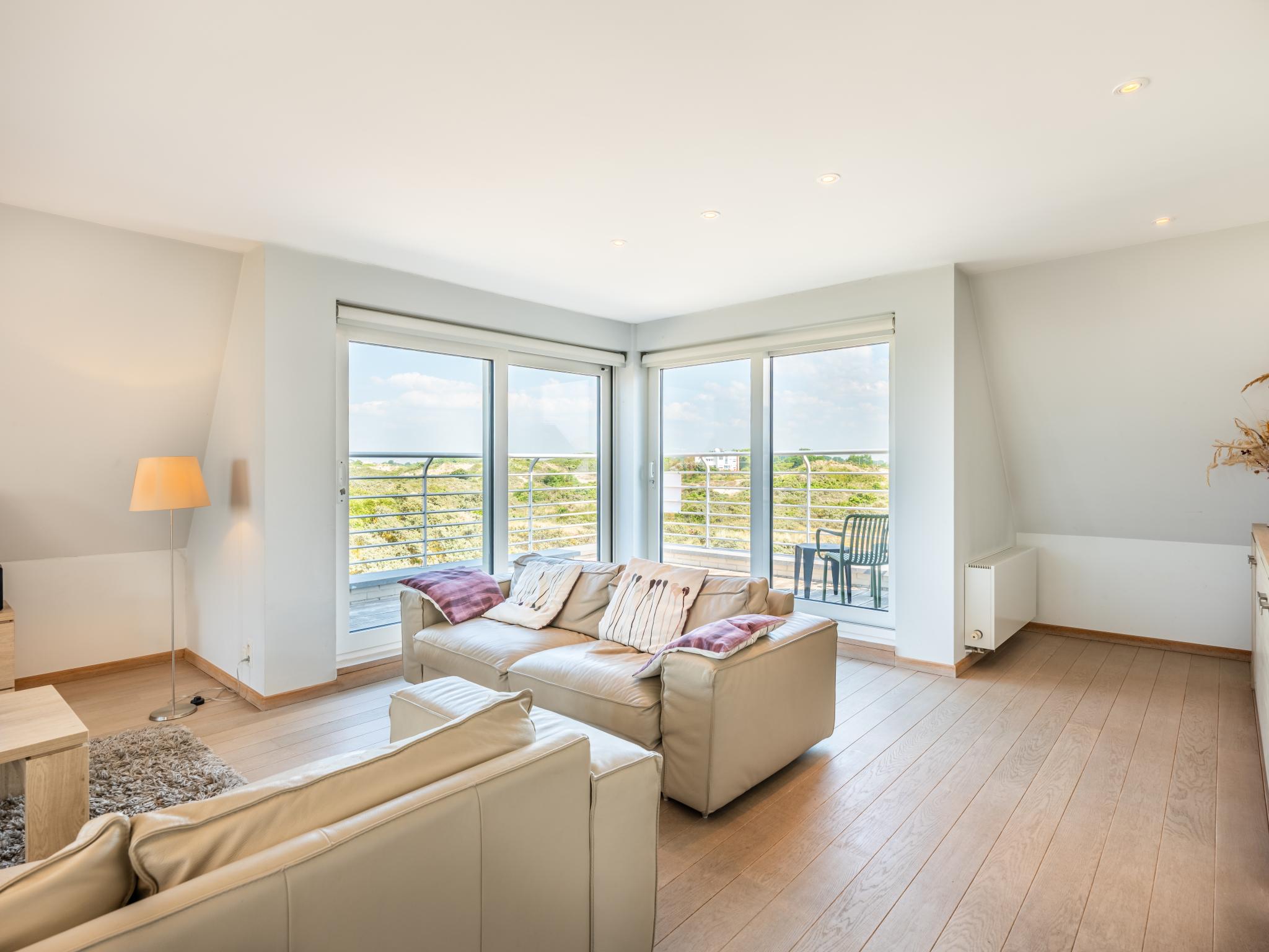 Swimming pool area at Seawhisper in Koksijde