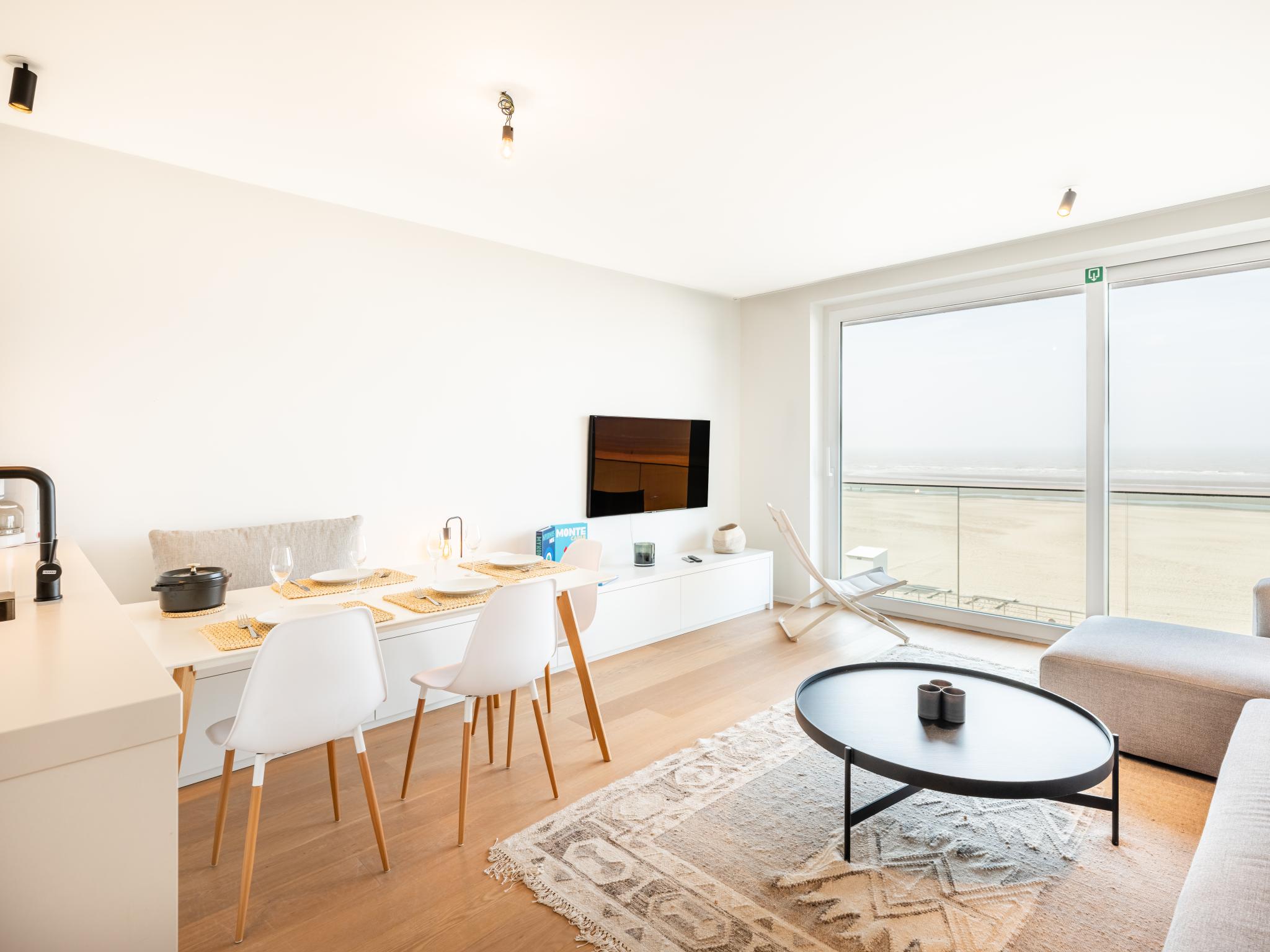 Living area at Sable dArgent in Koksijde