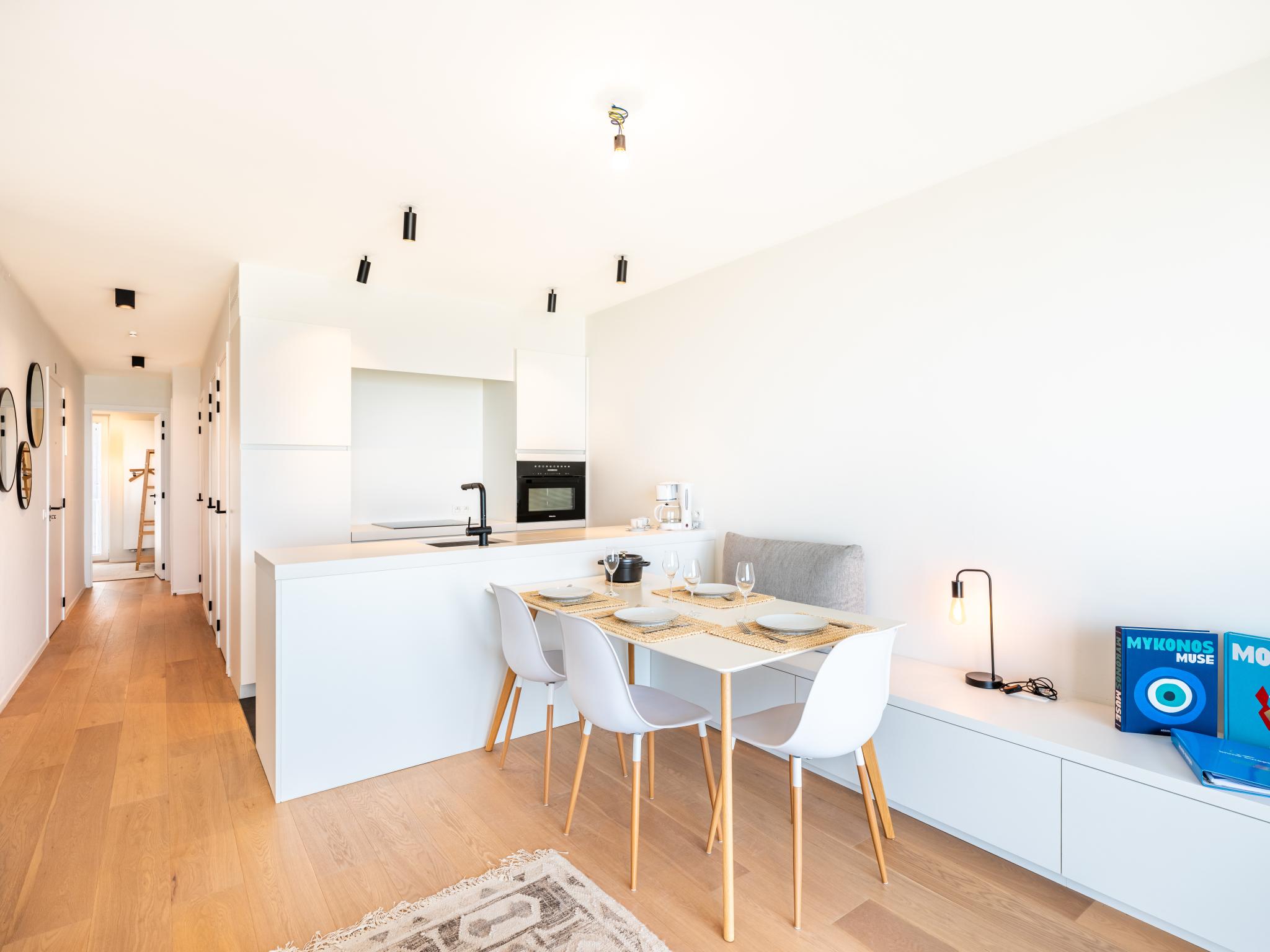 Modern kitchen at Sable dArgent in Koksijde