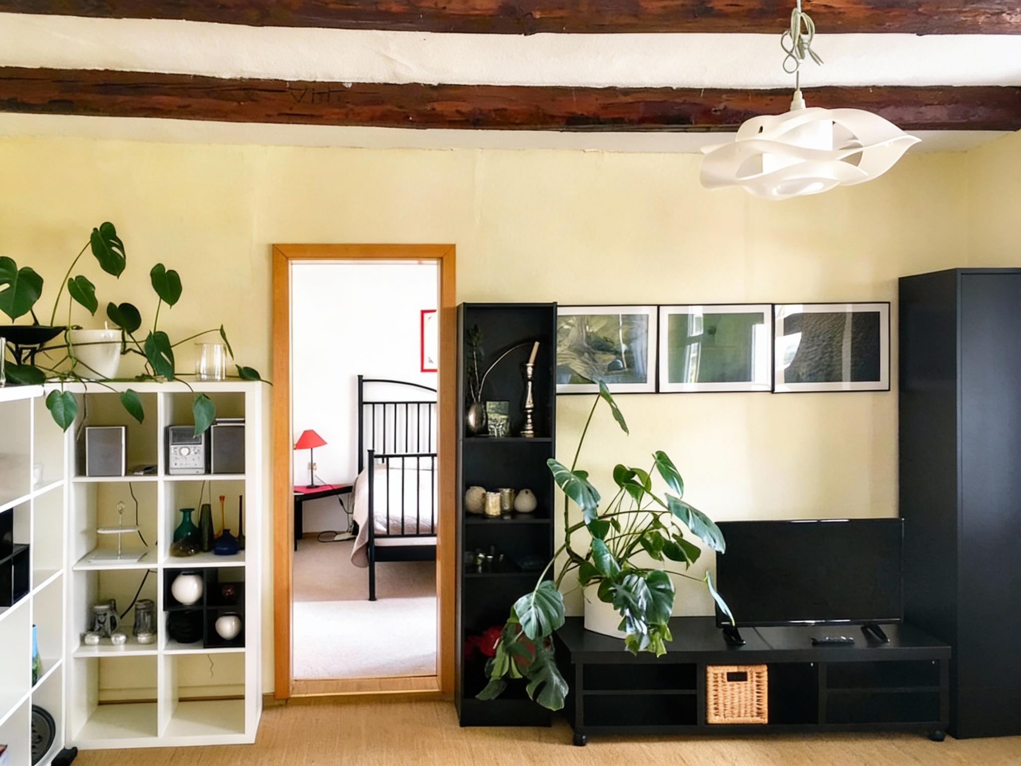 Bedroom with comfortable beds at Villa Charlotte in Quedlinburg