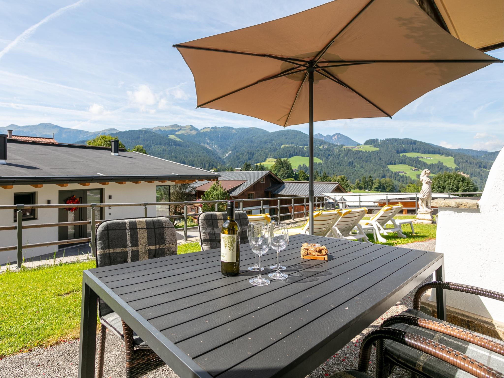 Outdoor terrace and views at Landhaus Marchfeld Top 4 Top 5 in Wildschönau
