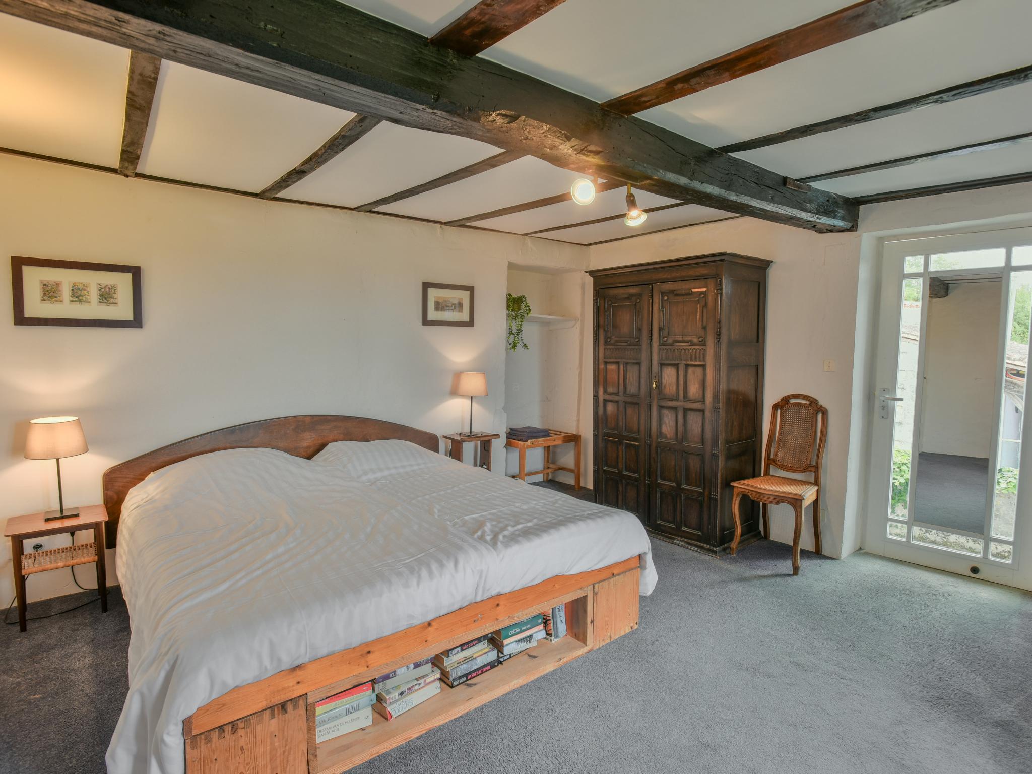 Outdoor terrace and views at Lusignac Maswari in Lusignac