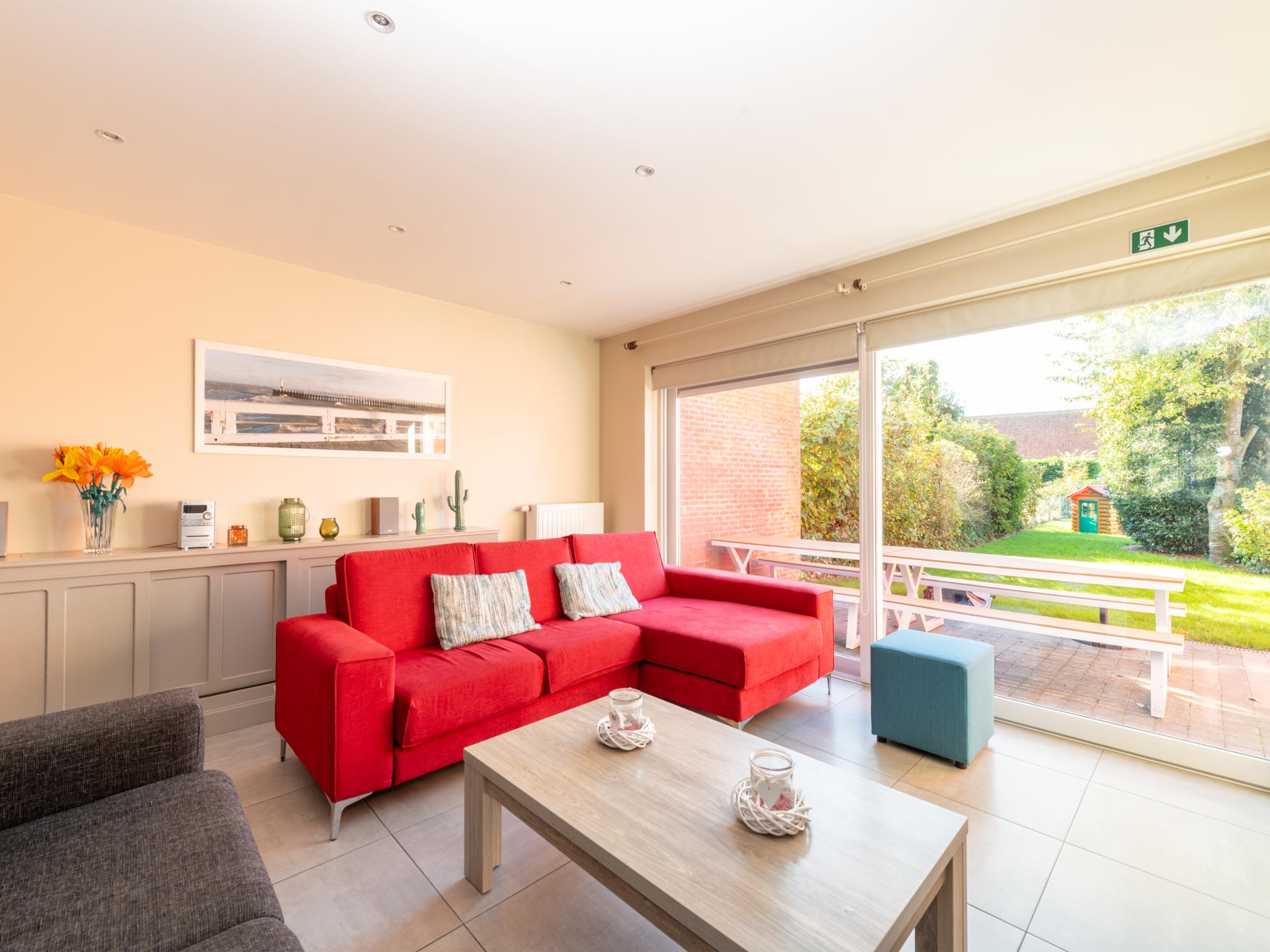 Living area at Le Weekend in Nieuwpoort