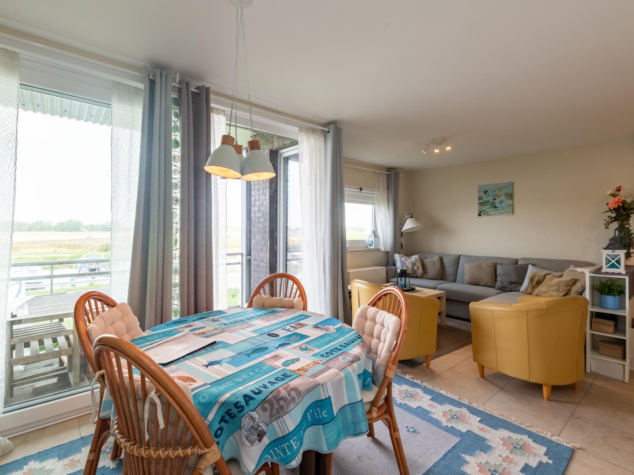 Living area at Nieuwendamme 40C in Nieuwpoort