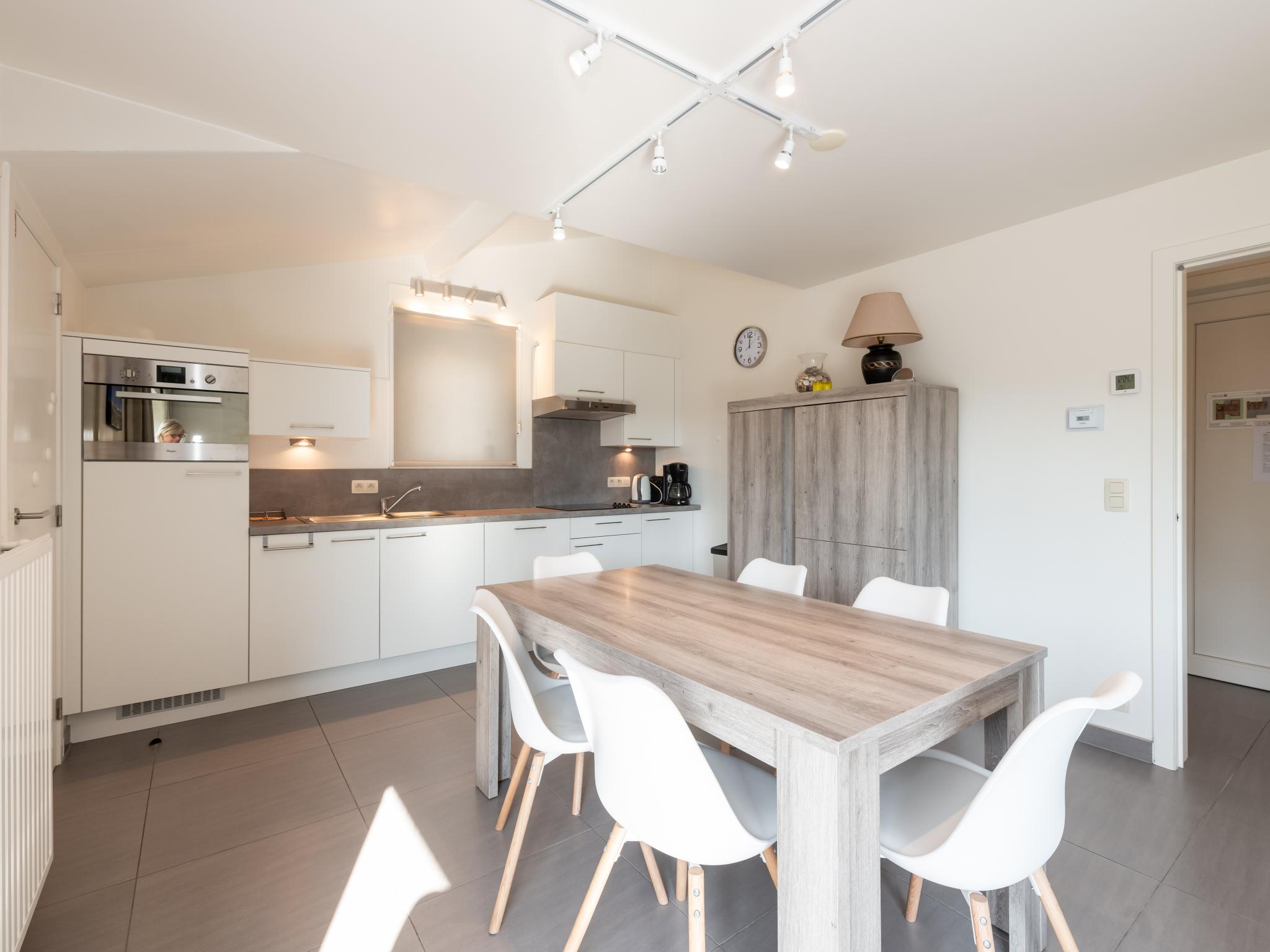 Outdoor terrace and views at Zee en Polder H138 in Lombardsijde