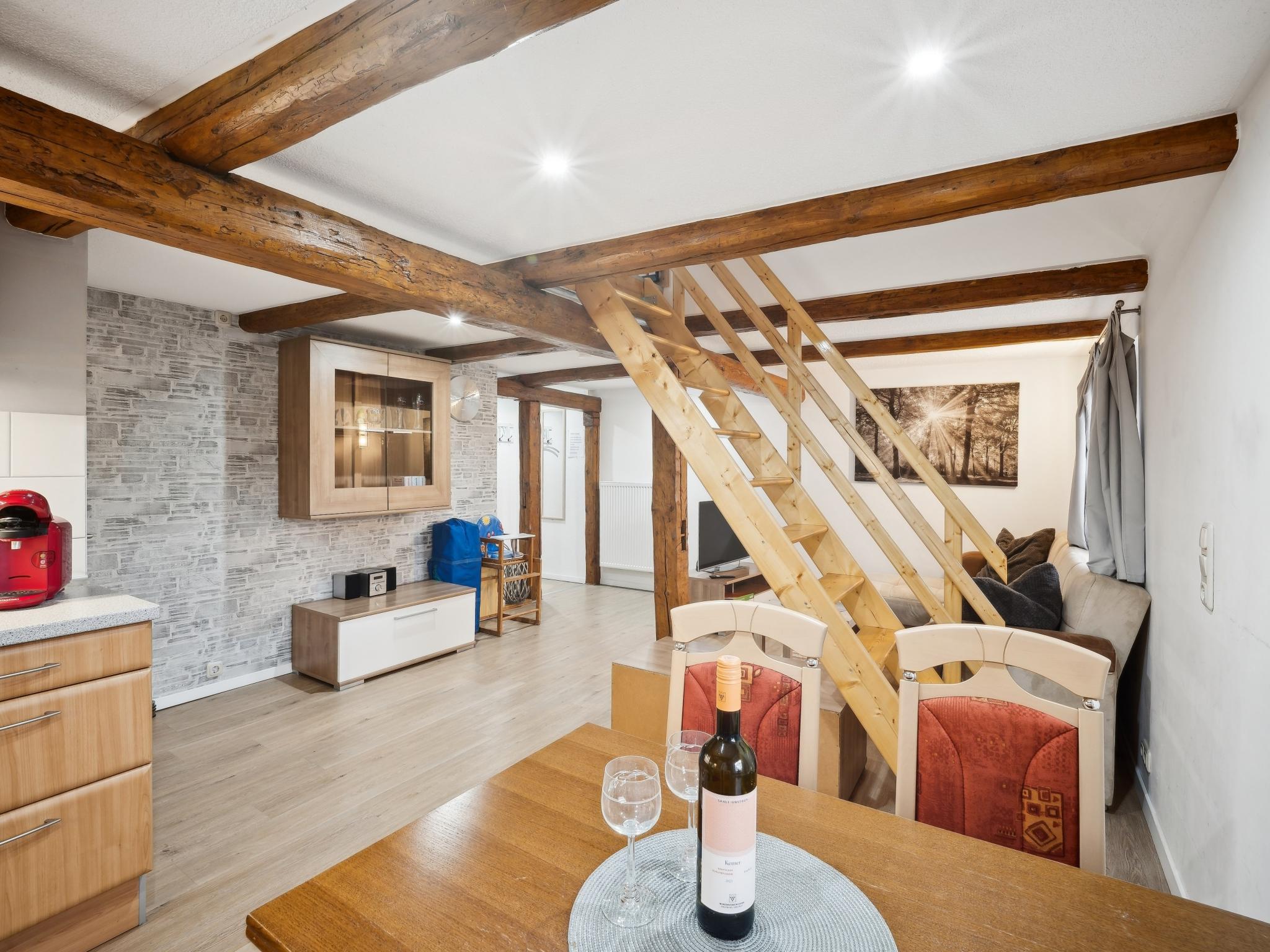 Bedroom with comfortable beds at Harzblick in Timmenrode