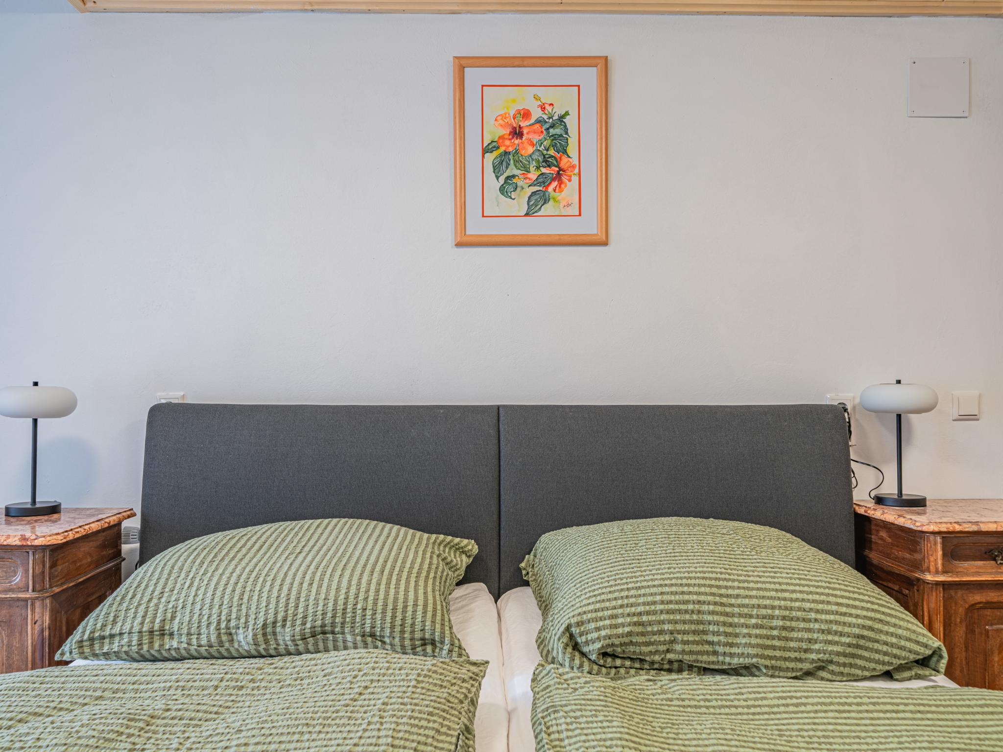 Bedroom with comfortable beds at Haus Maria in Oberndorf in Tirol