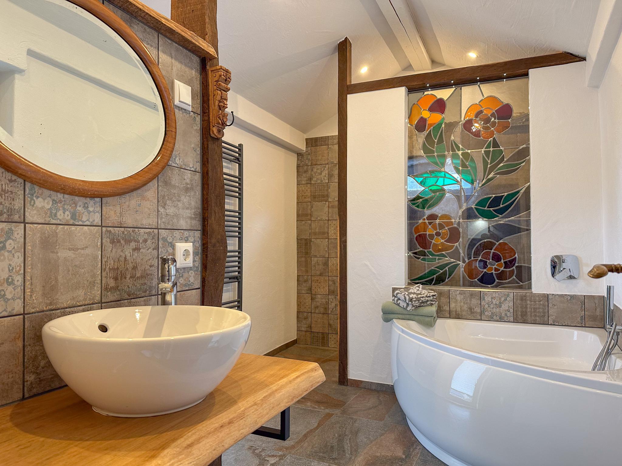 Living area at Harreshof in Roes