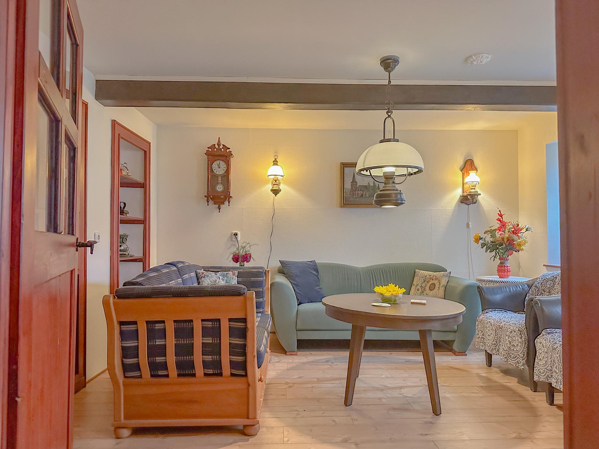 Bedroom with comfortable beds at Der Lebendige Garten in Nattenheim