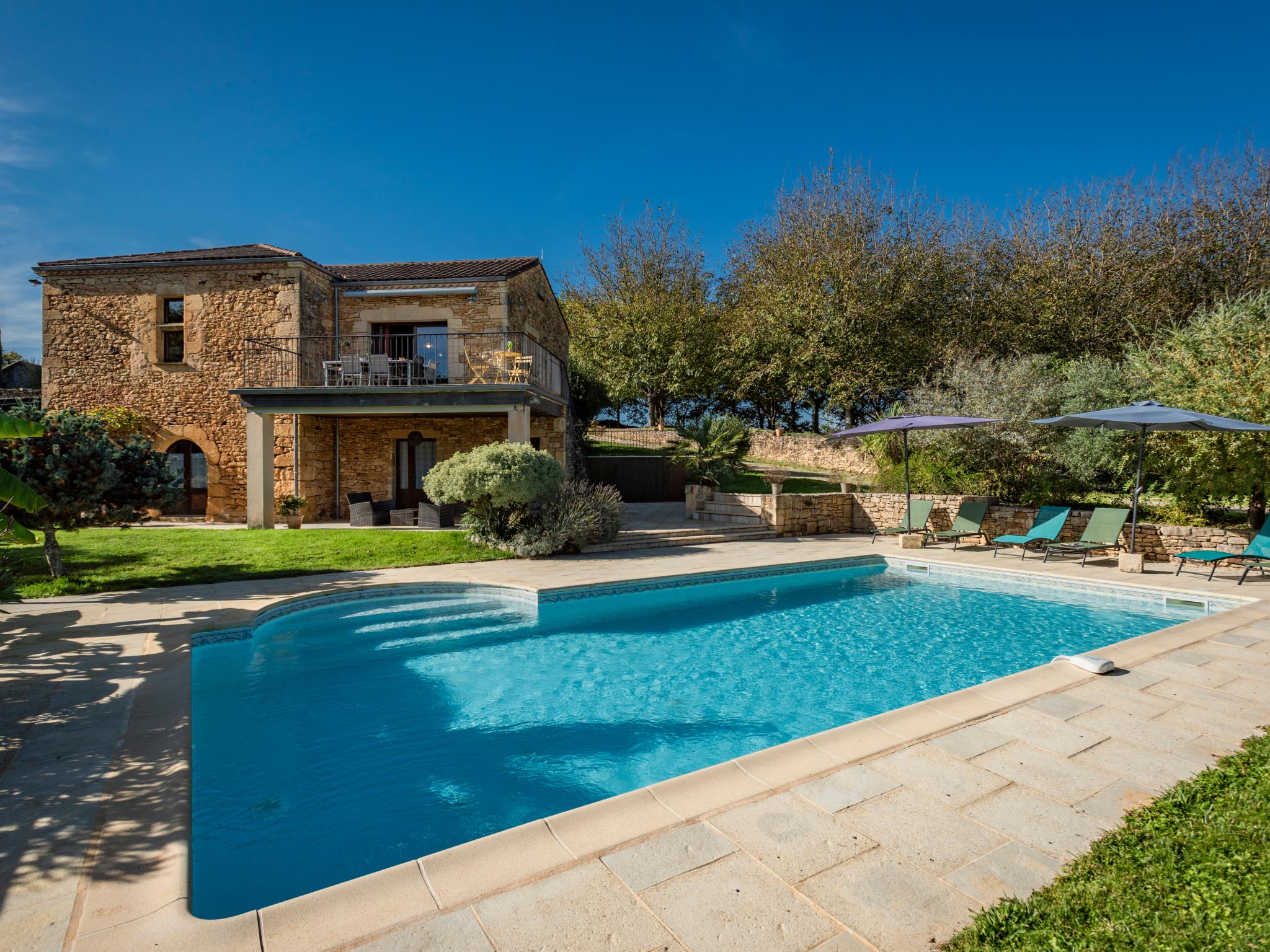 Living area at La Roque Haute in Mazeyrolles