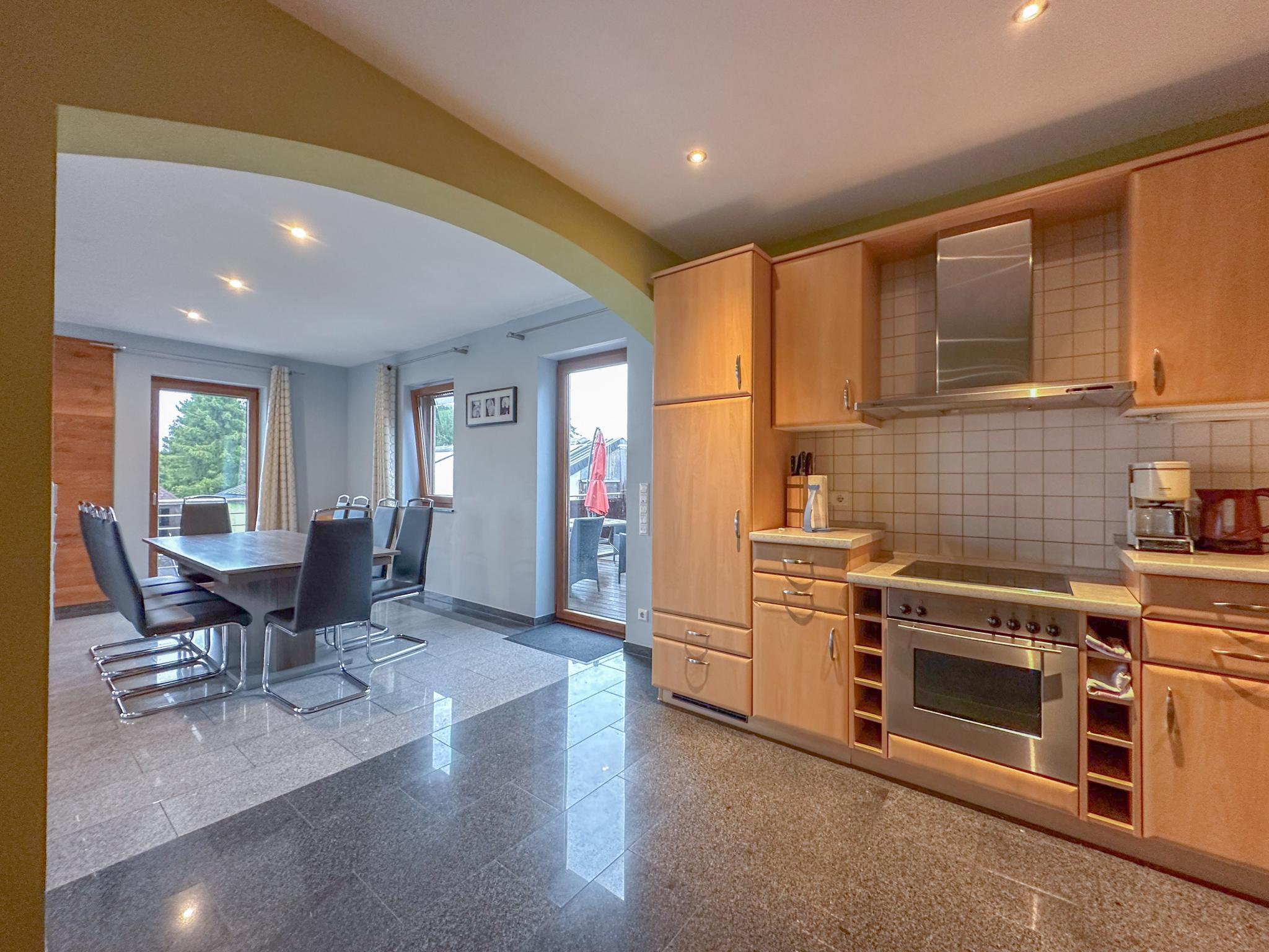 Outdoor terrace and views at Denterhof in Feuerscheid