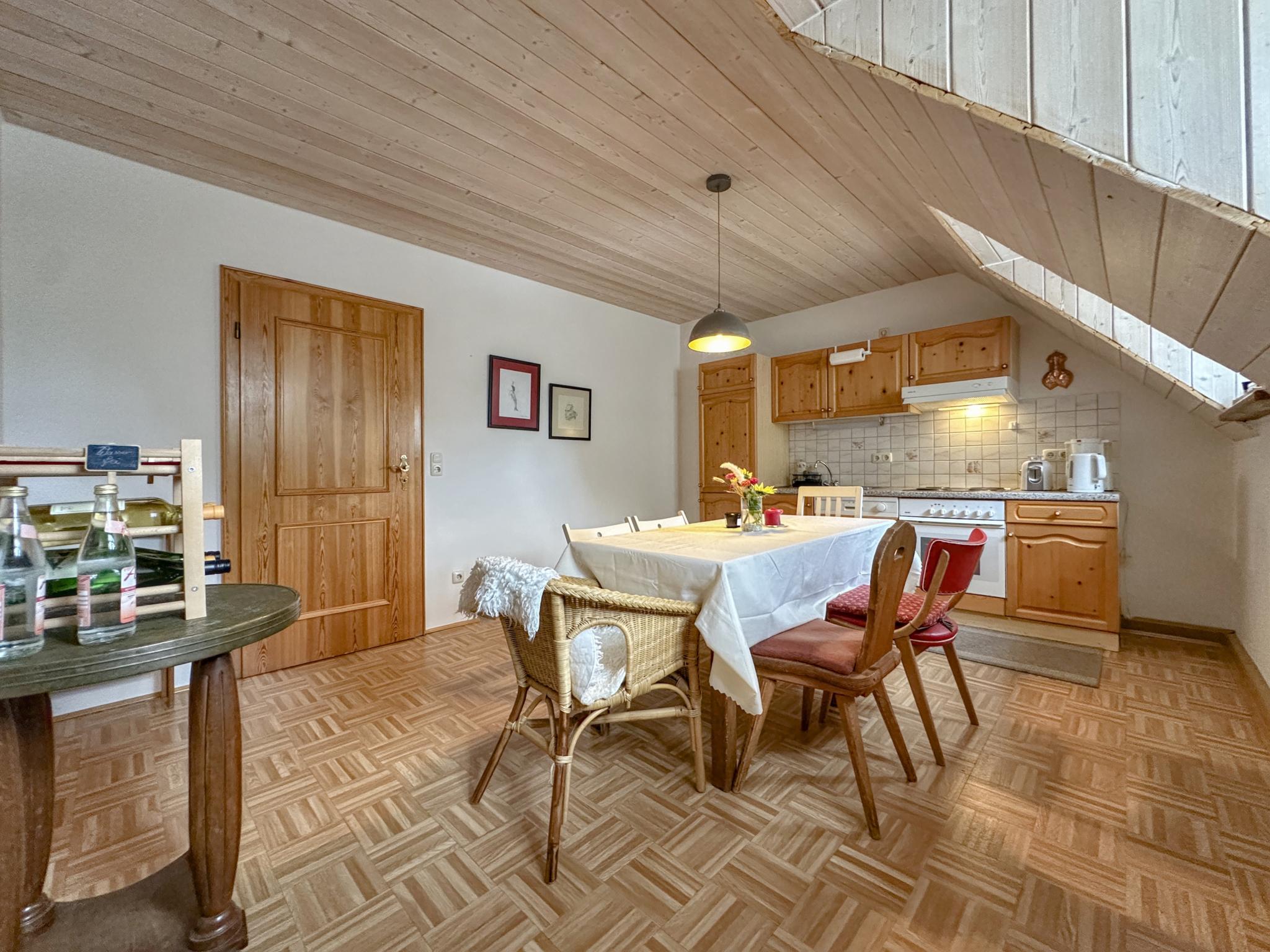 Outdoor terrace and views at Weiherblasch in Schönsee