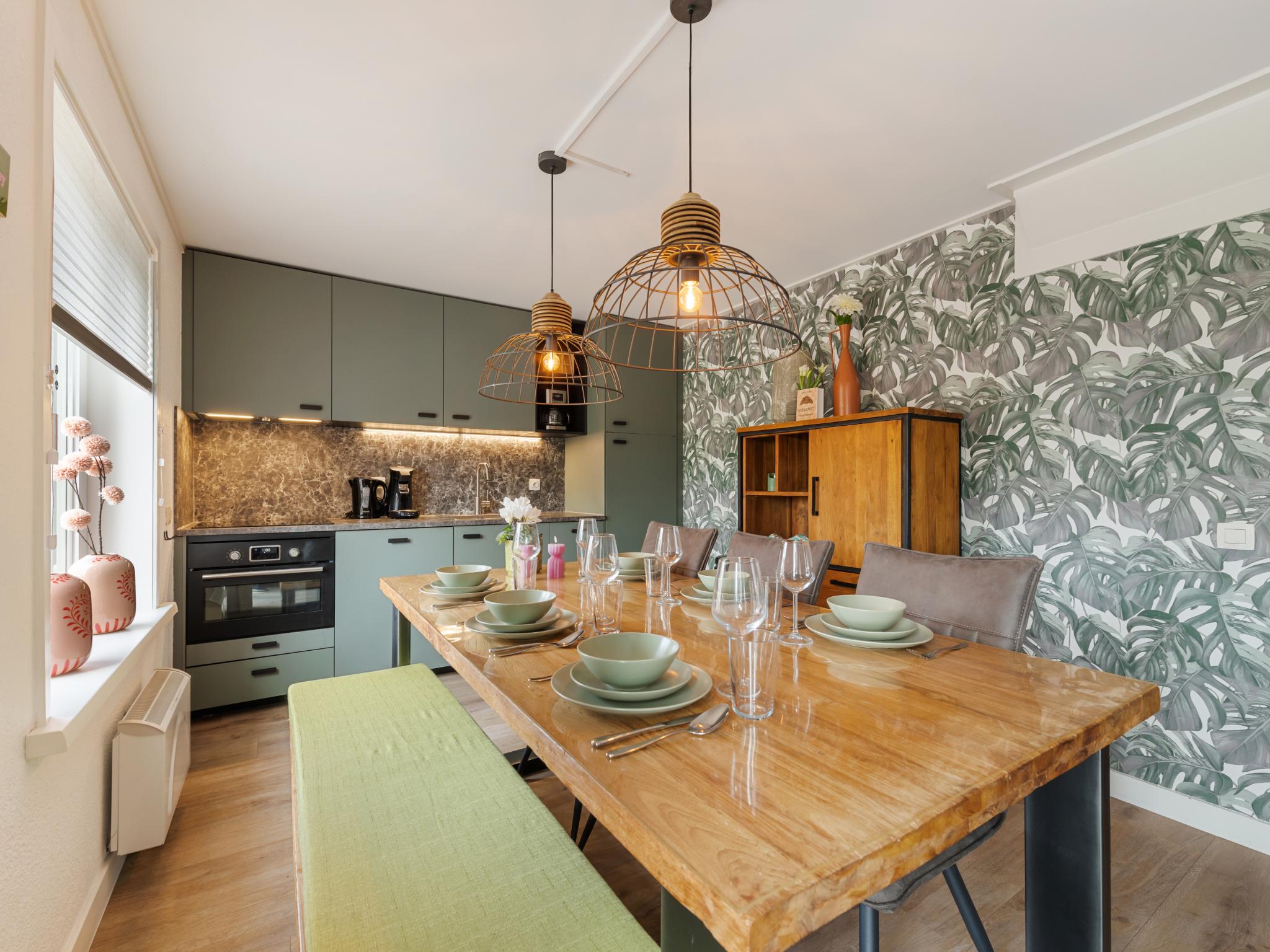Bedroom with comfortable beds at Villa Belle Haan in De Haan